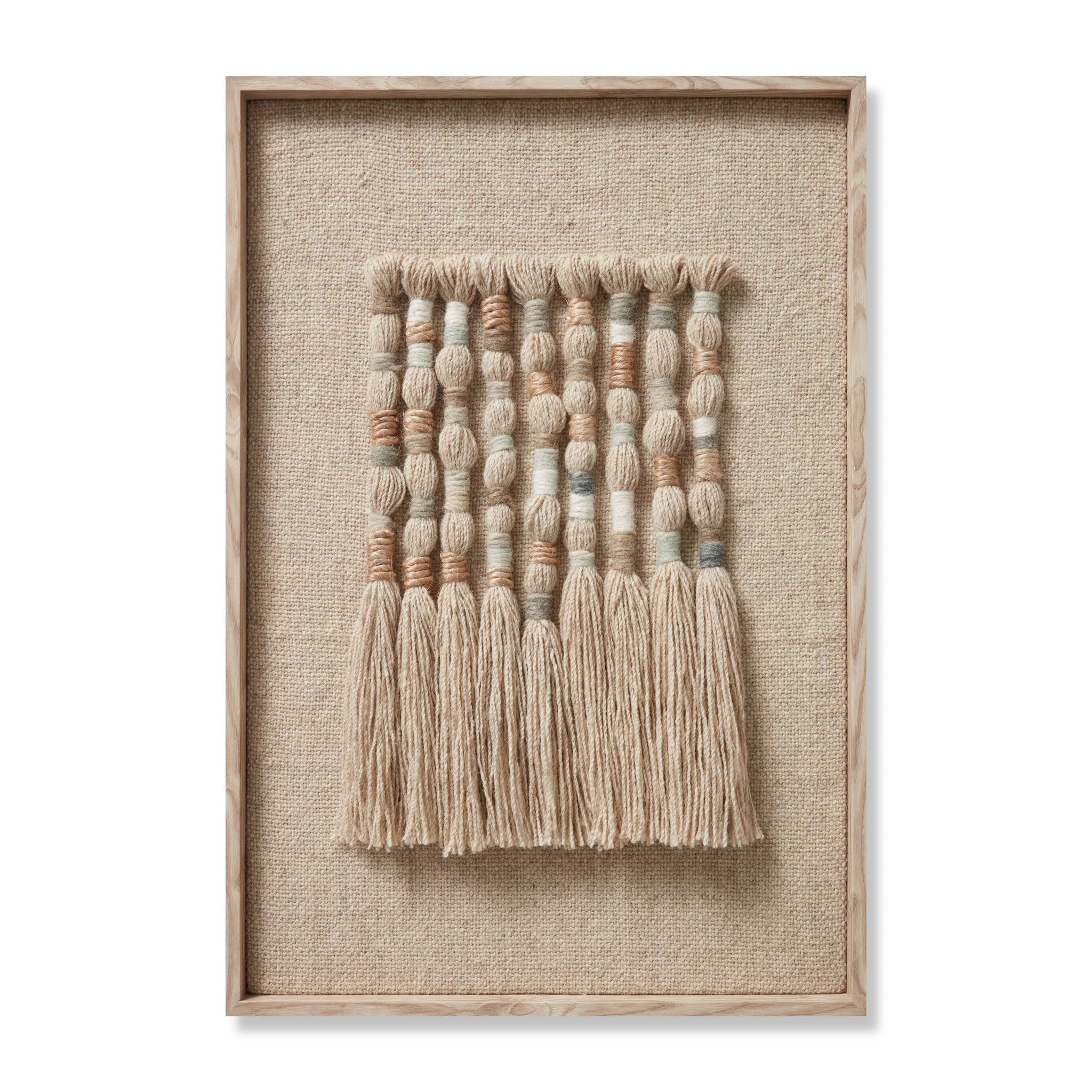 Fresh Air Beige / Blue Rug Art — a Loloi artwork at Laurie Yapp Home.
