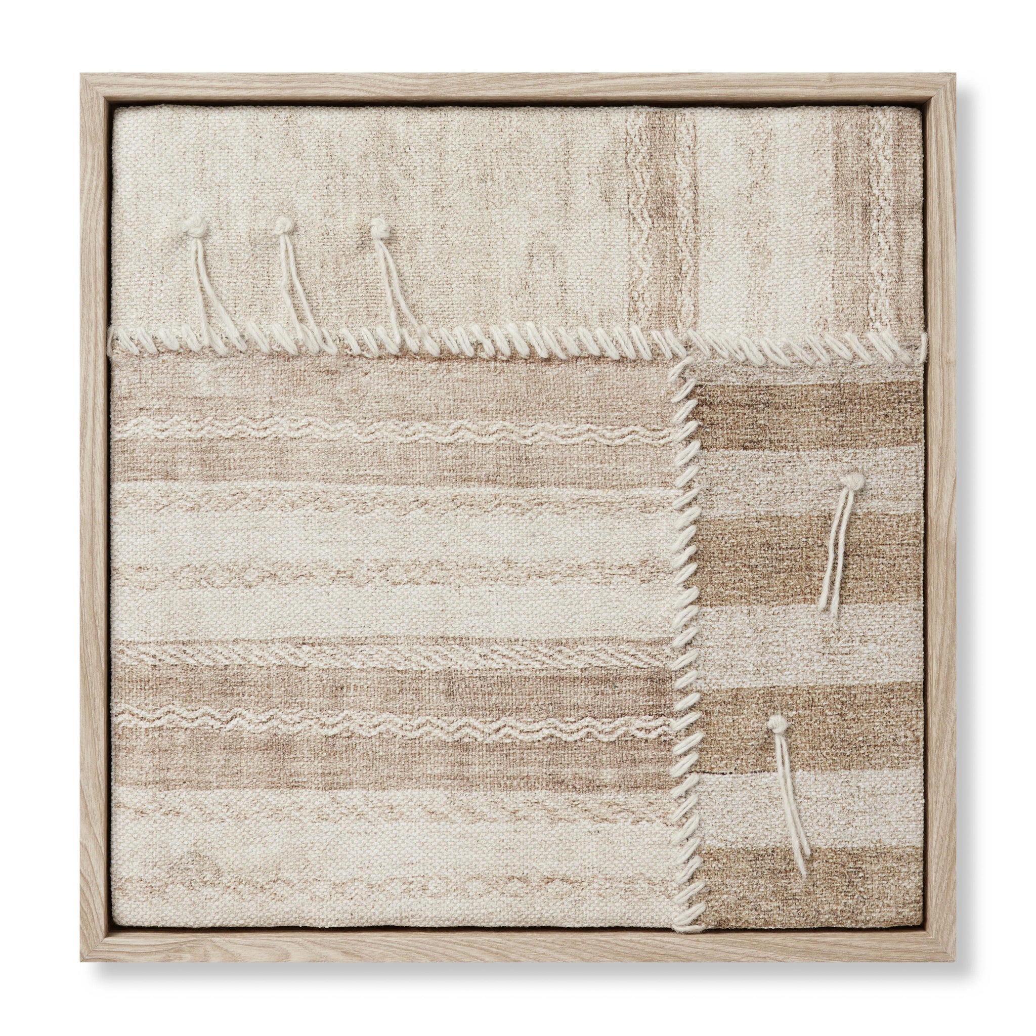 Patchwork B Beige / Brown Rug Art — a Loloi artwork at Laurie Yapp Home.