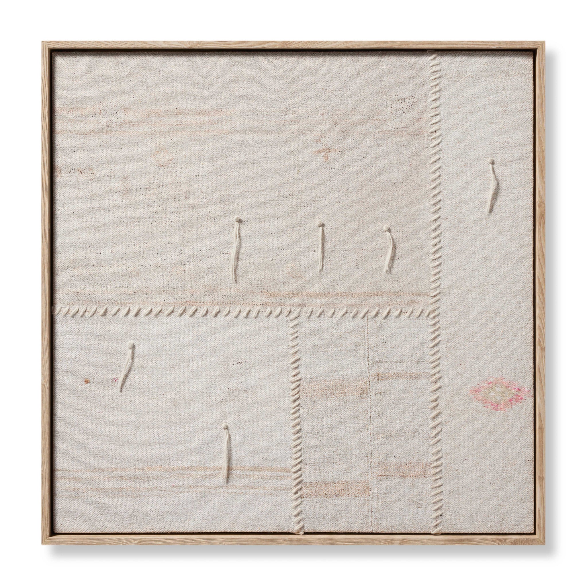 Revived Beige / Ivory Rug Art — a Loloi artwork at Laurie Yapp Home.