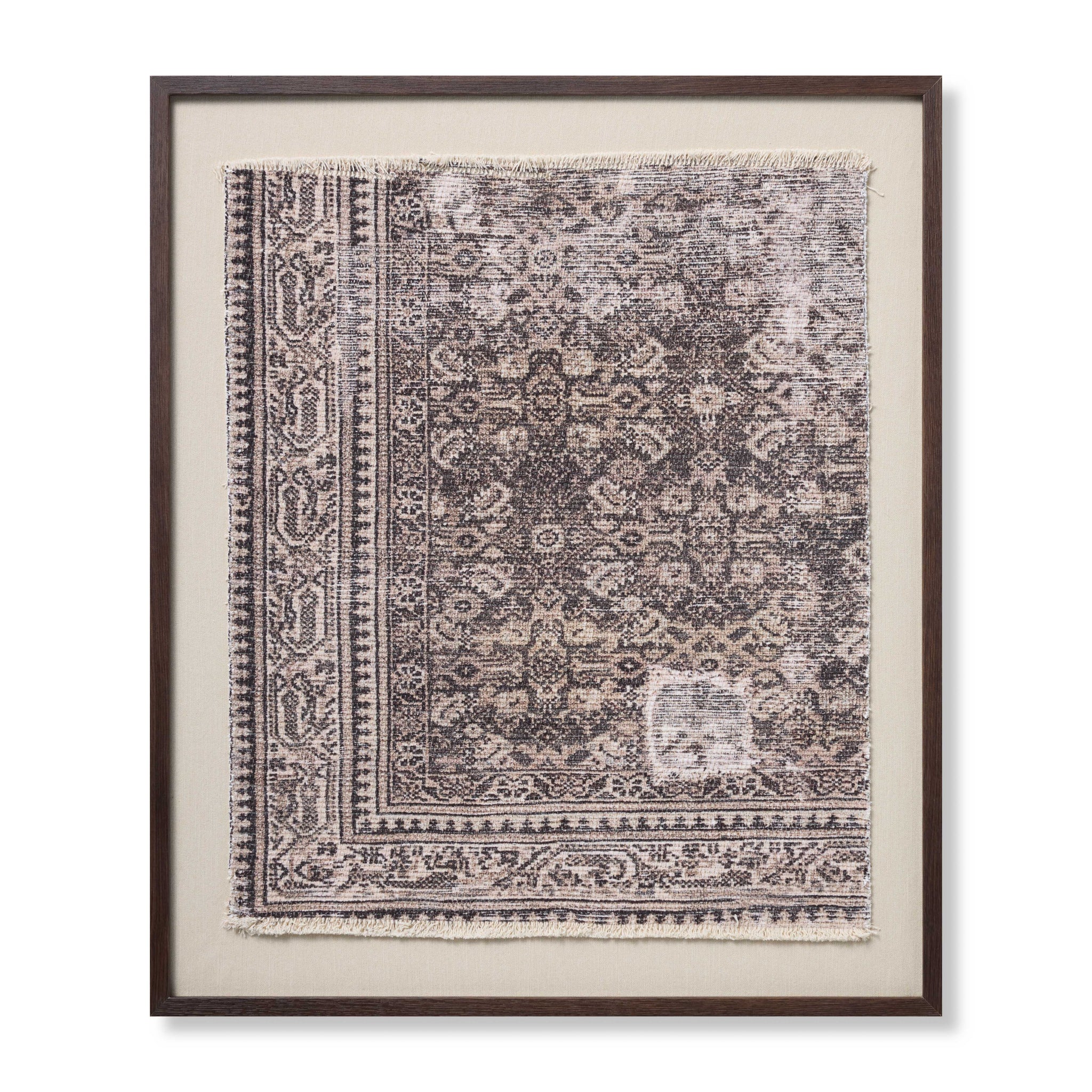 Jabel Brown / Beige Rug Art — a Loloi artwork at Laurie Yapp Home.