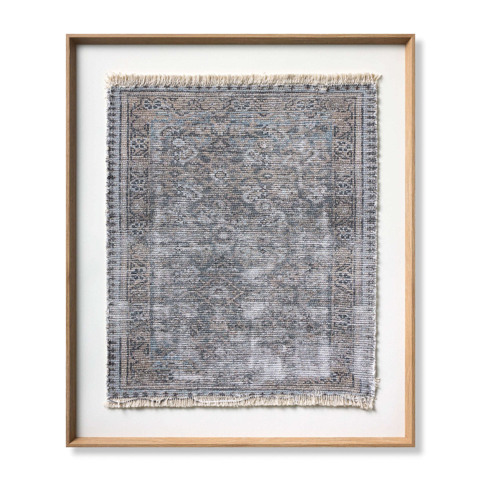 Veranasi Blue / Beige Rug Art — a Loloi artwork at Laurie Yapp Home.
