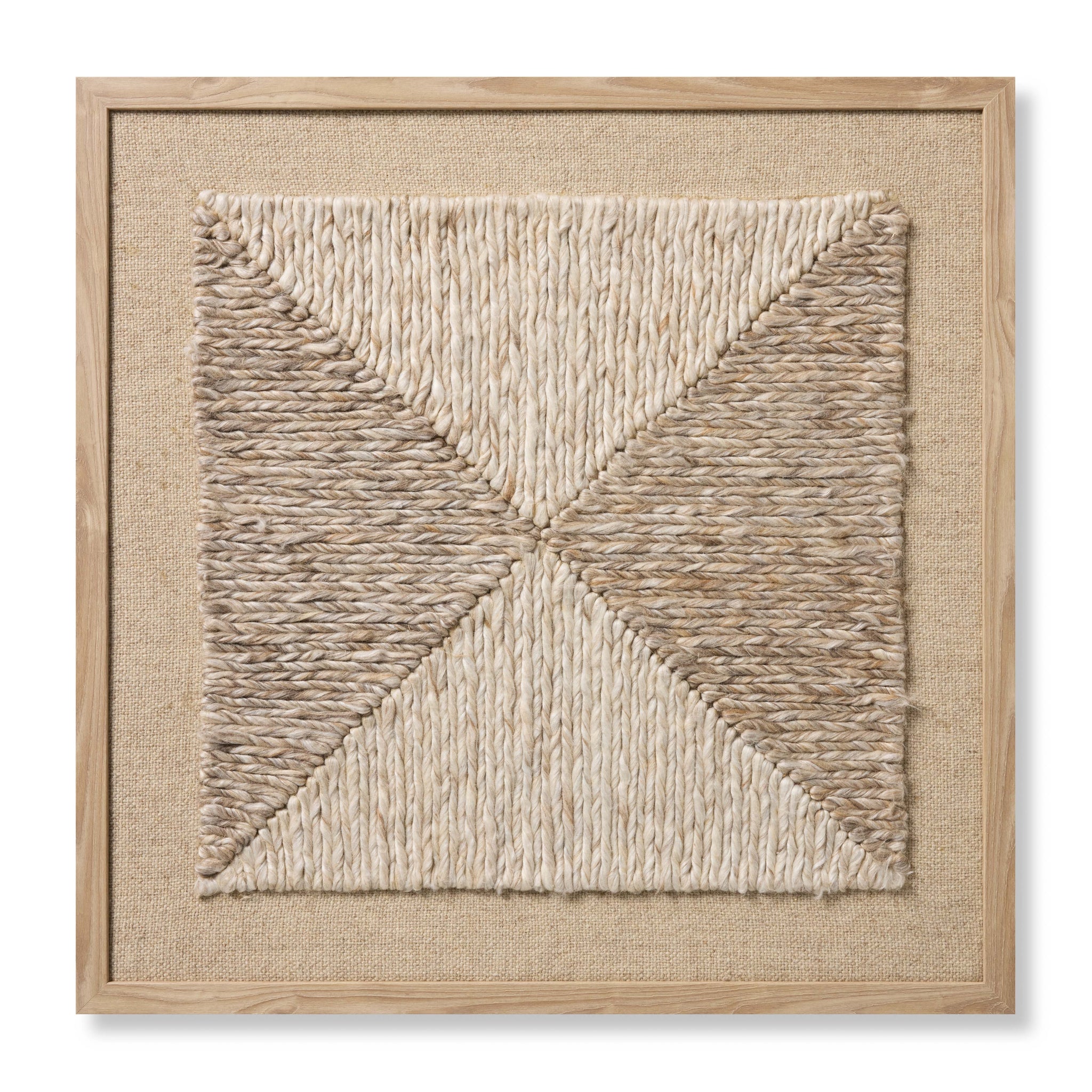 Diamante Beige / Ivory Rug Art — a Loloi artwork at Laurie Yapp Home.