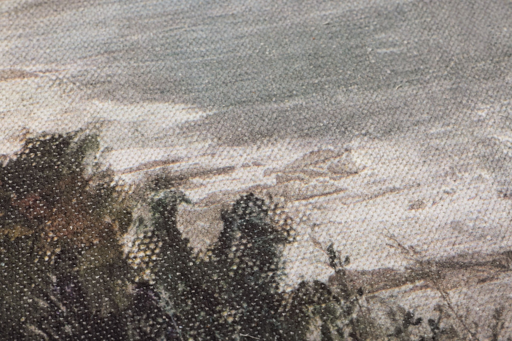 Whispers of the Coast Multi Rug Art shown from a different angle to reveal its pattern.