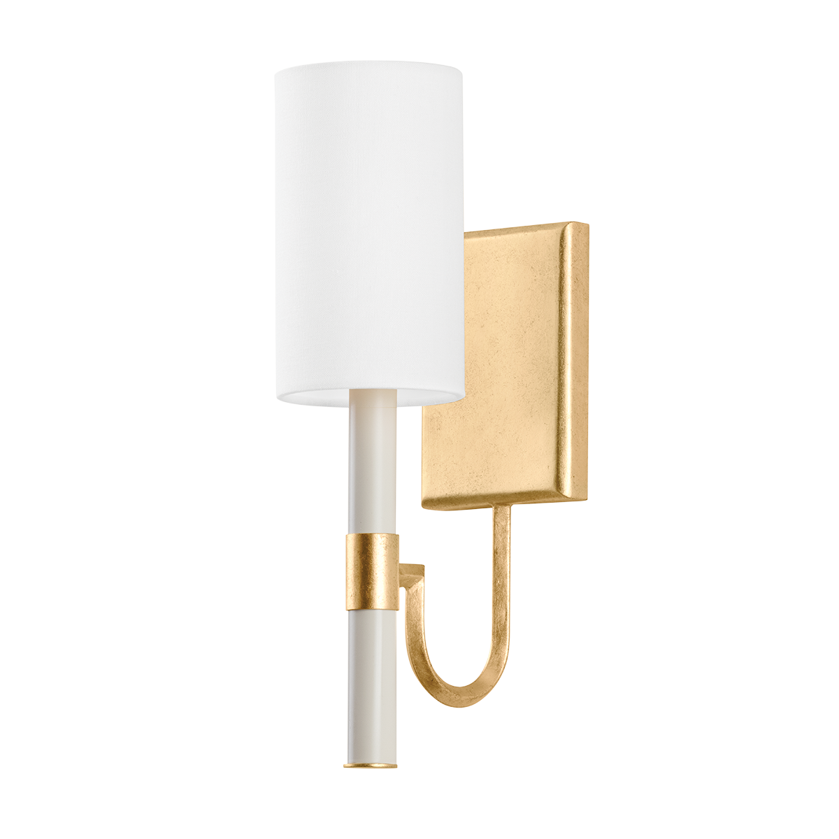 Gustine Wall Sconce 4.25" shown from a second angle to highlight the arm curve and shade silhouette.
