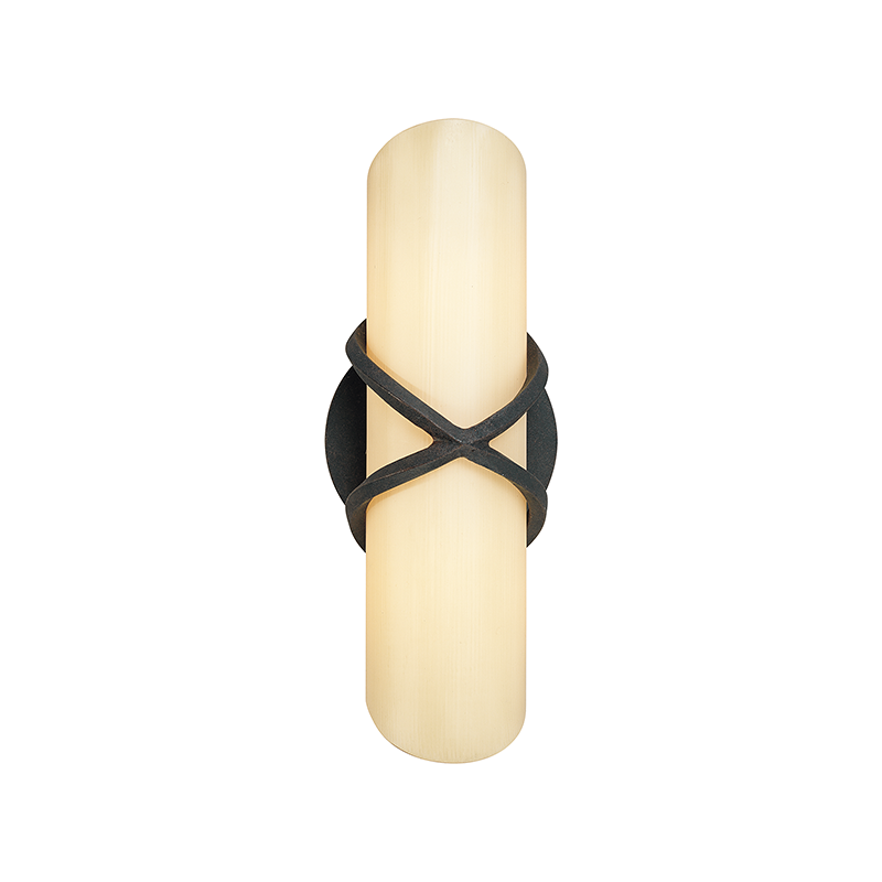 Roxbury Bath And Vanity 11.5" x 5" shown from a second angle to highlight the arm spread and shade silhouette.