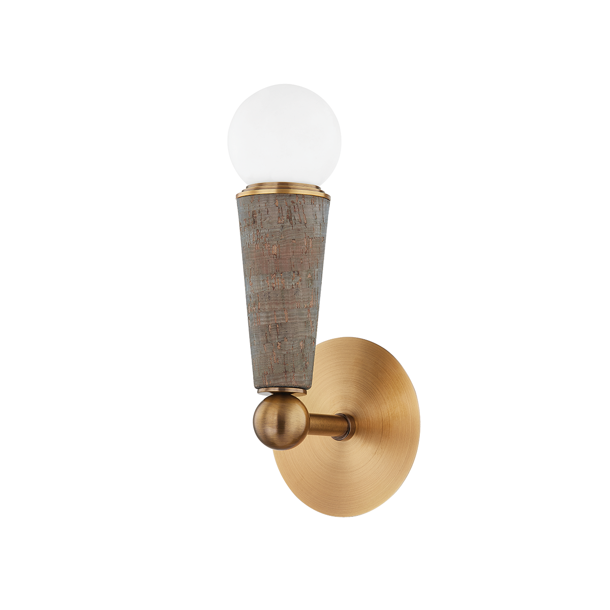 Dax Wall Sconce 5" x 12" — a Troy wall sconce for bathrooms, hallways, and living rooms at Laurie Yapp Home.