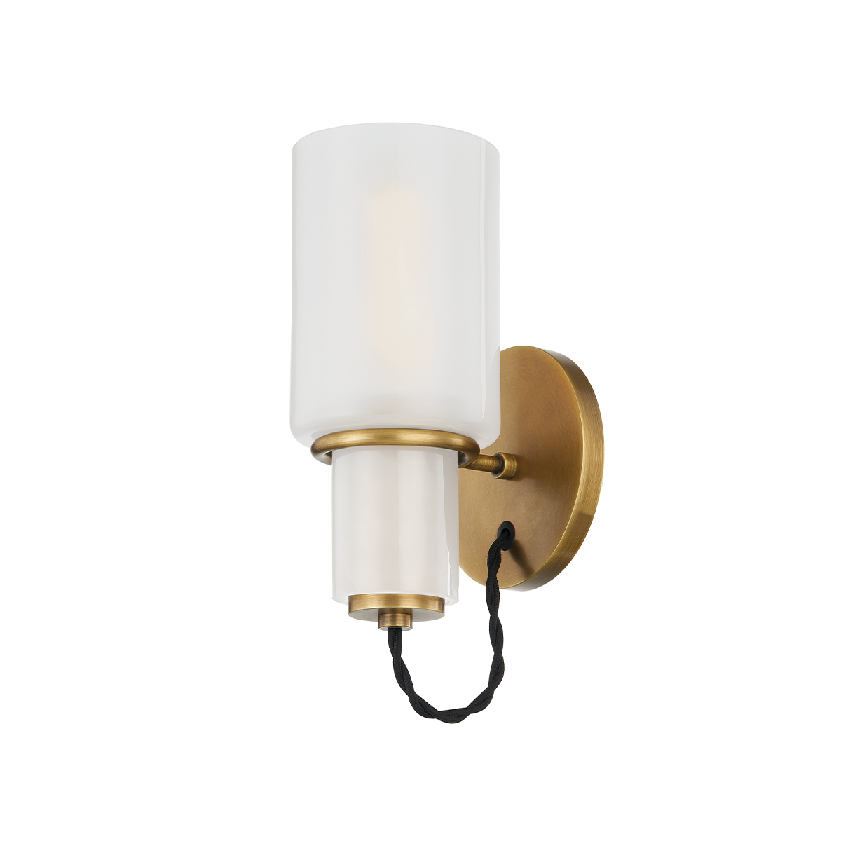 Lincoln Wall Sconce — a Troy wall sconce for bathrooms, hallways, and living rooms at Laurie Yapp Home.