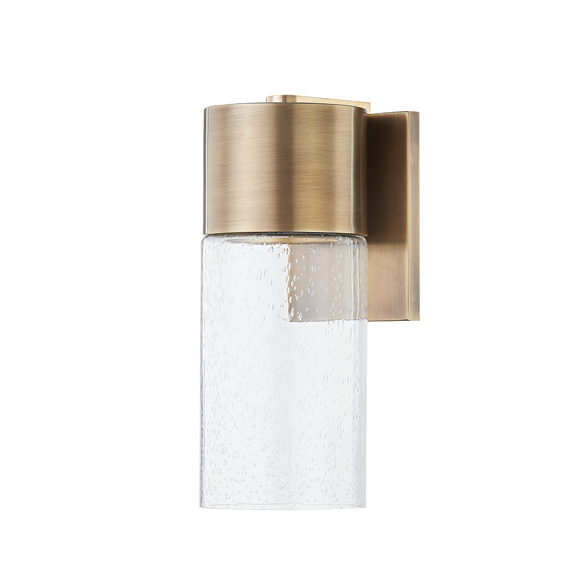 Pristine Exterior Wall Sconce 5.25" — a Troy wall sconce for bathrooms, hallways, and living rooms at Laurie Yapp Home.