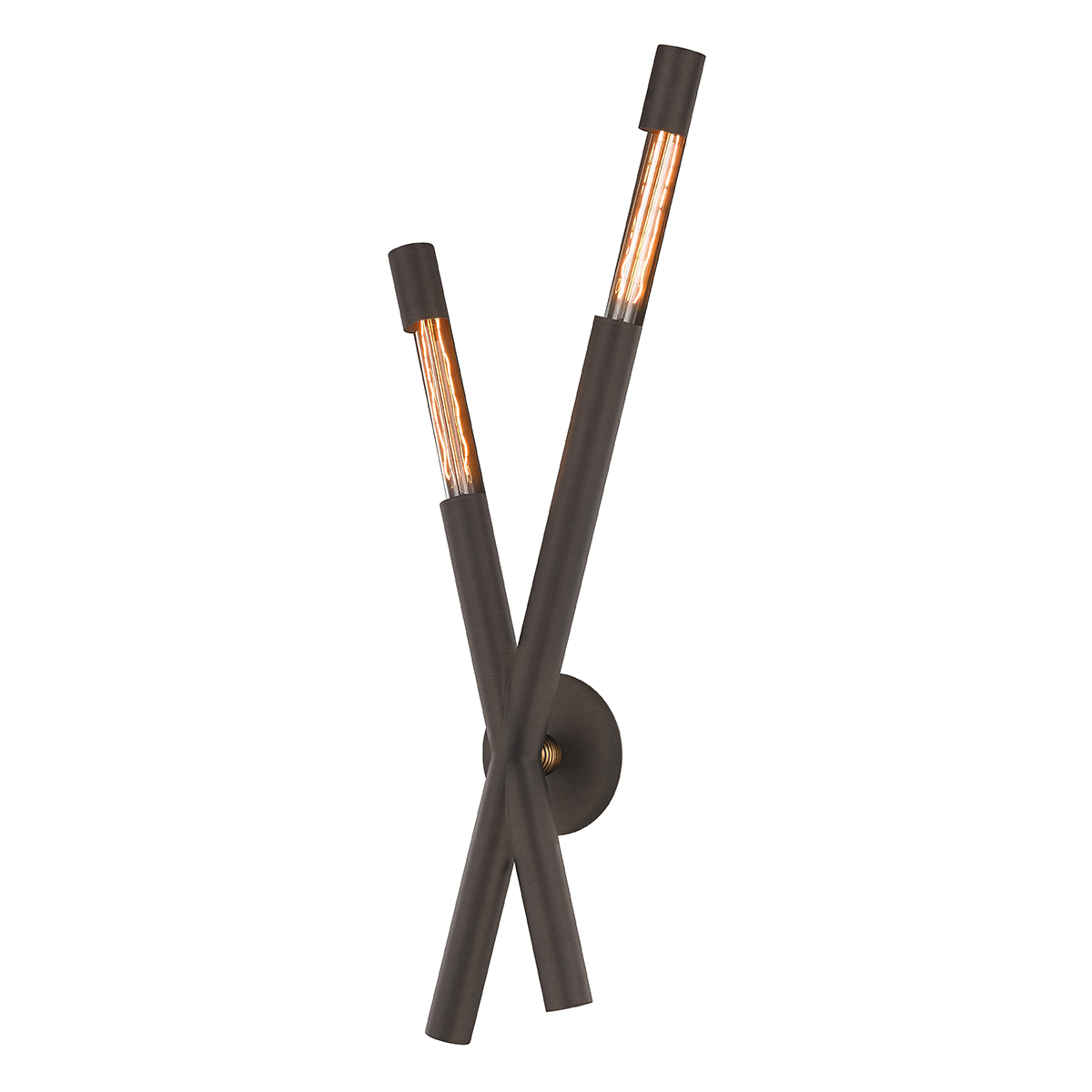 Hendrix Wall Sconce 13.5" — a Troy wall sconce for bathrooms, hallways, and living rooms at Laurie Yapp Home.