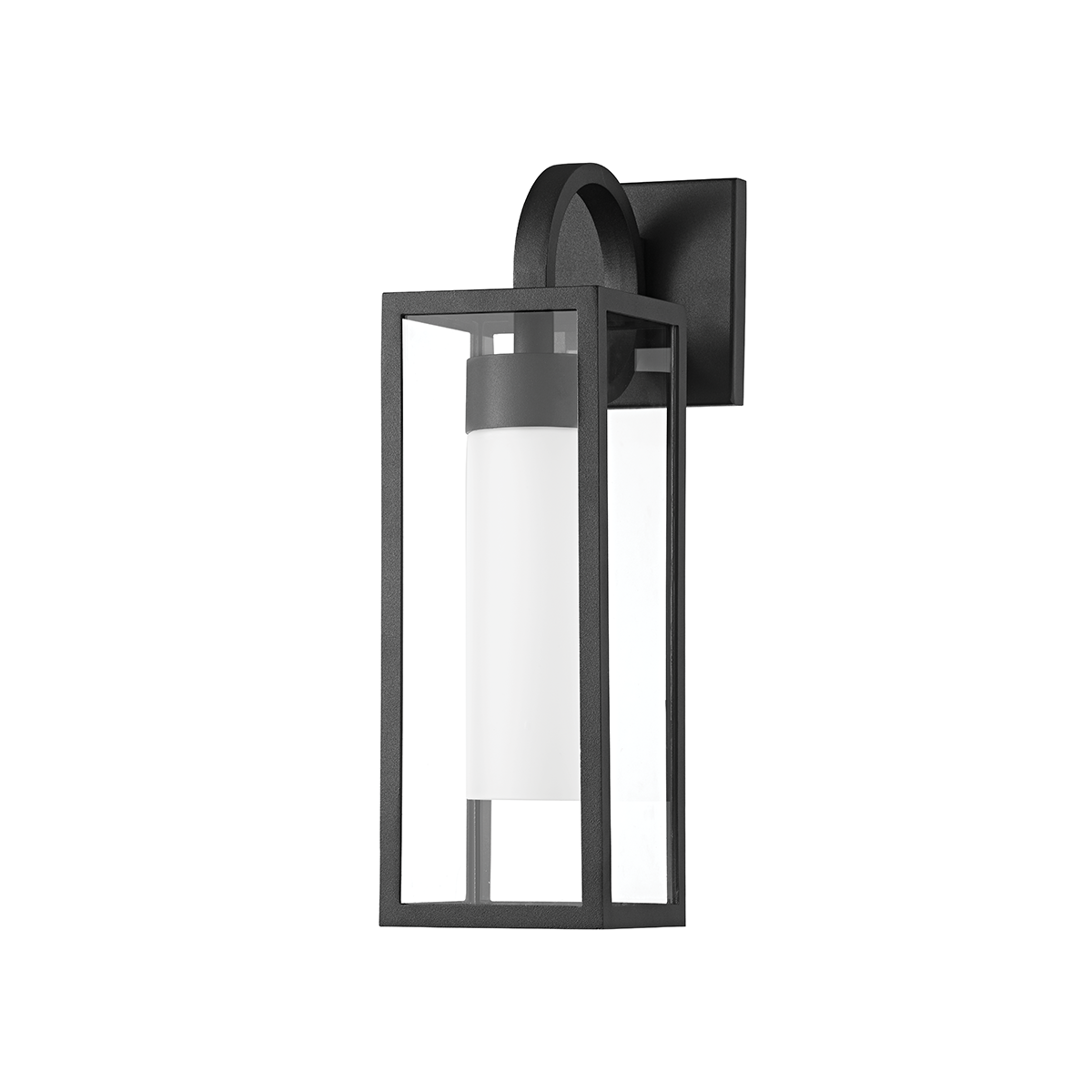 Pax Exterior Wall Sconce 5" — a Troy wall sconce for bathrooms, hallways, and living rooms at Laurie Yapp Home.