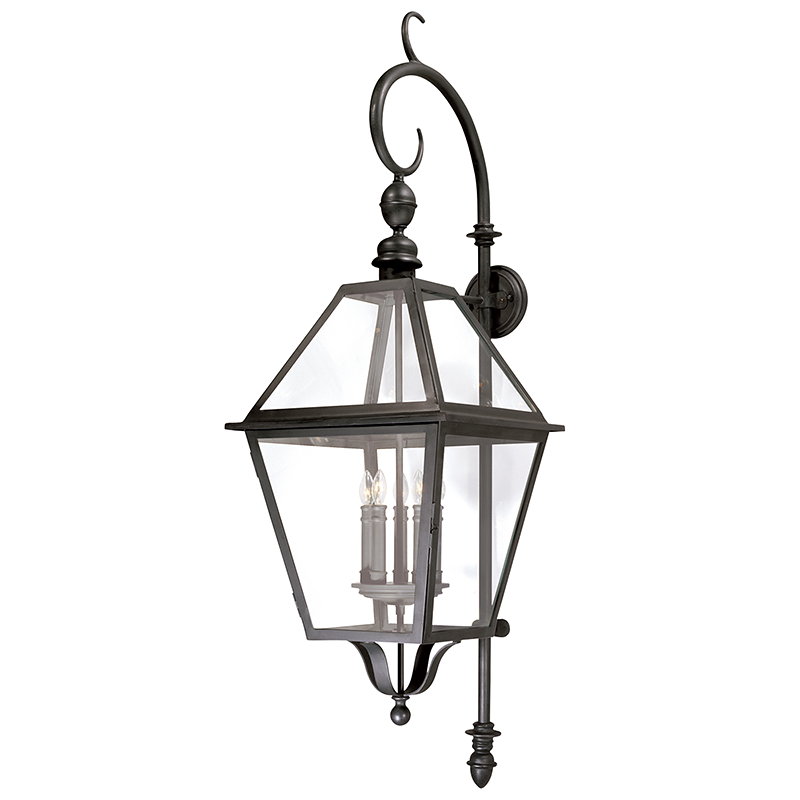 Townsend Exterior Wall Sconce 17" — a Troy wall sconce for bathrooms, hallways, and living rooms at Laurie Yapp Home.