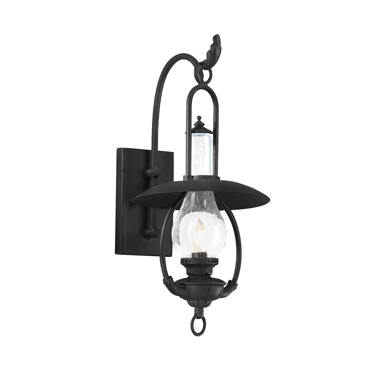 La Grange Exterior Wall Sconce — a Troy wall sconce for bathrooms, hallways, and living rooms at Laurie Yapp Home.