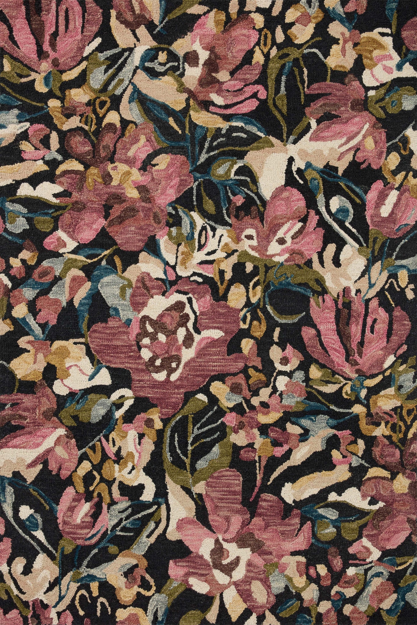Belladonna Black / Berry — a Loloi rug at Laurie Yapp Home.