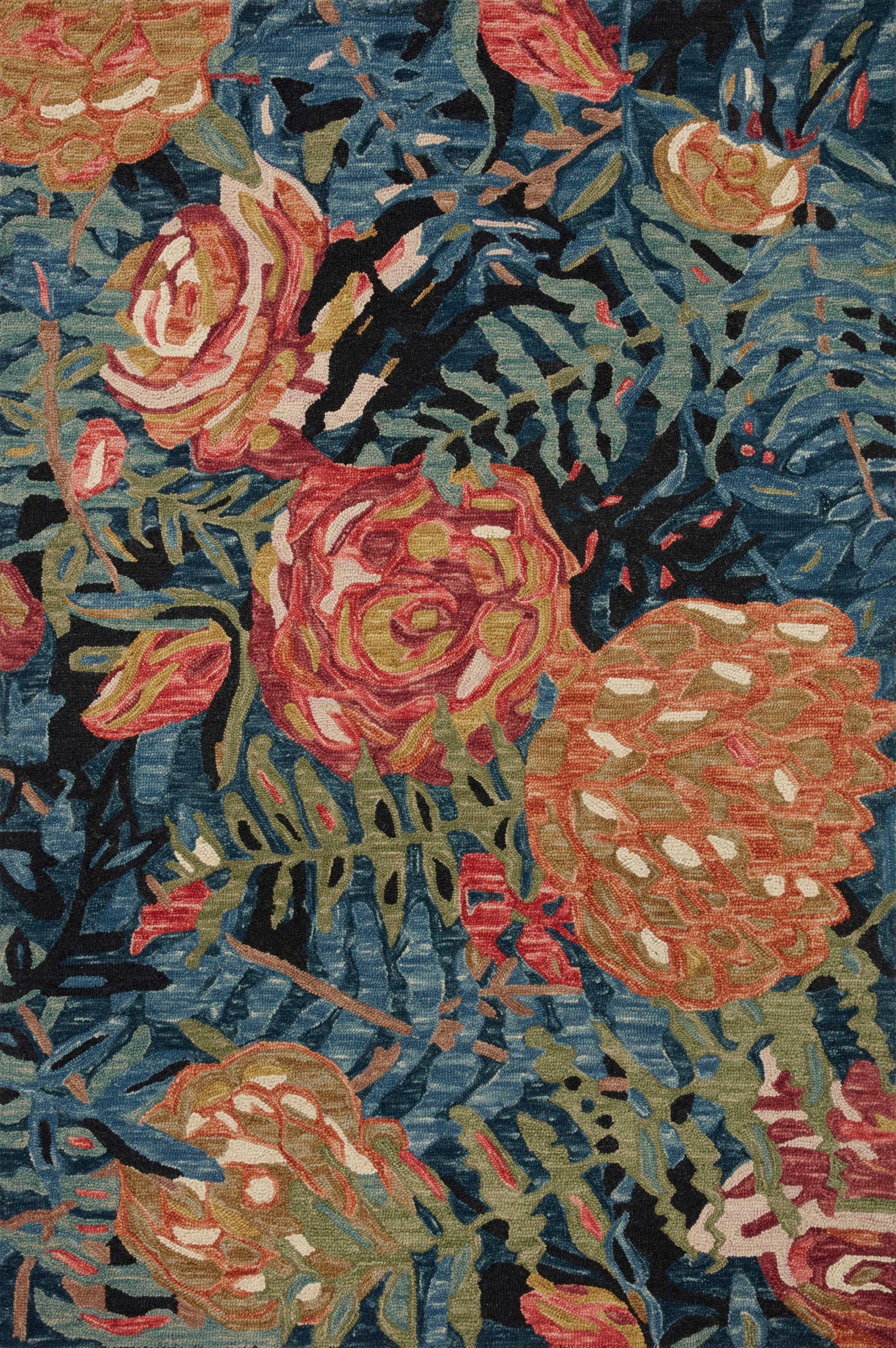 Belladonna Black / Fiesta — a Loloi rug at Laurie Yapp Home.