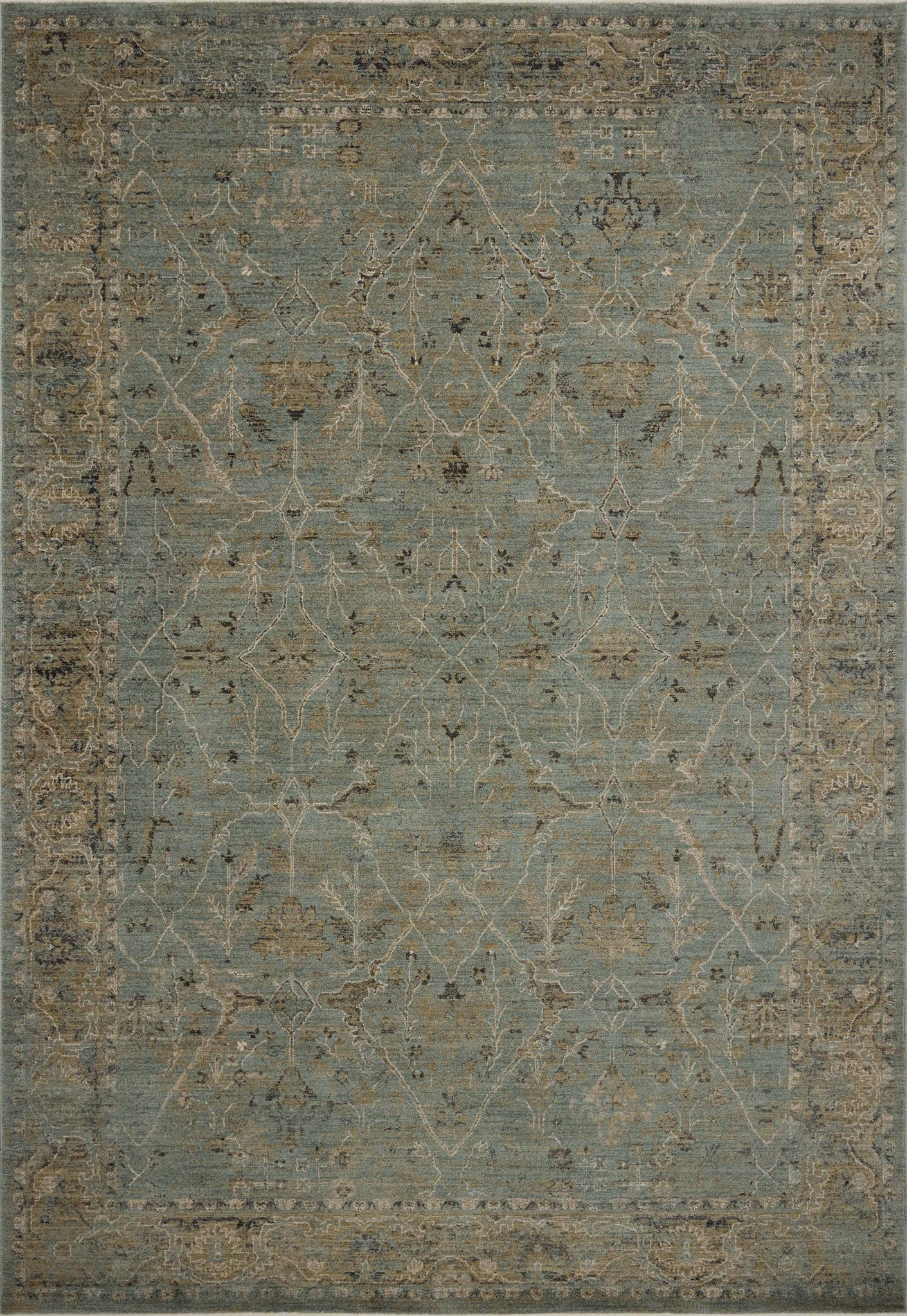 Briar Aqua / Olive — a Loloi rug at Laurie Yapp Home.