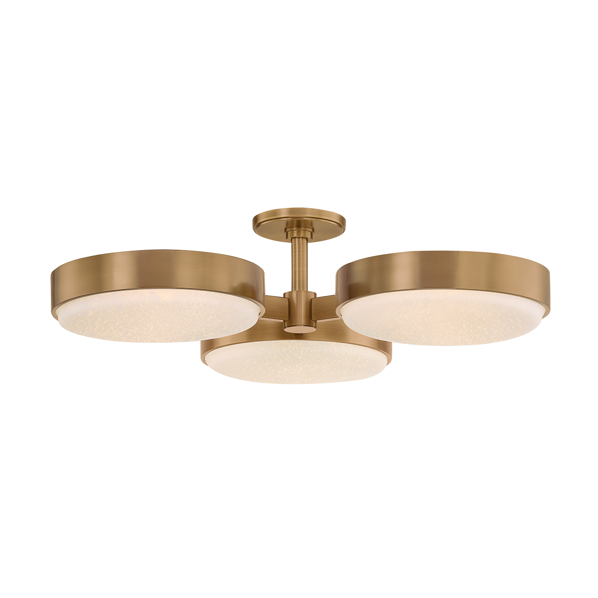 Rory Semi Flush — a Troy flush mount for hallways, bedrooms, and entryways at Laurie Yapp Home.
