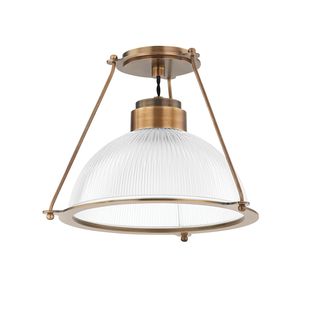 Glint Semi Flush 15" — a Troy semi flush for hallways, bedrooms, and entryways at Laurie Yapp Home.
