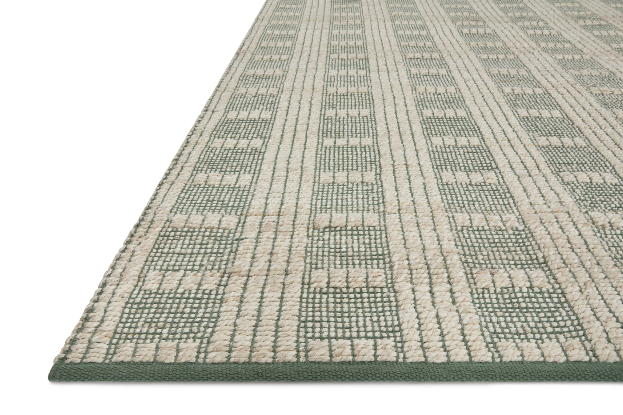 Colton Ivory / Sage shown from a different angle to reveal its pattern.