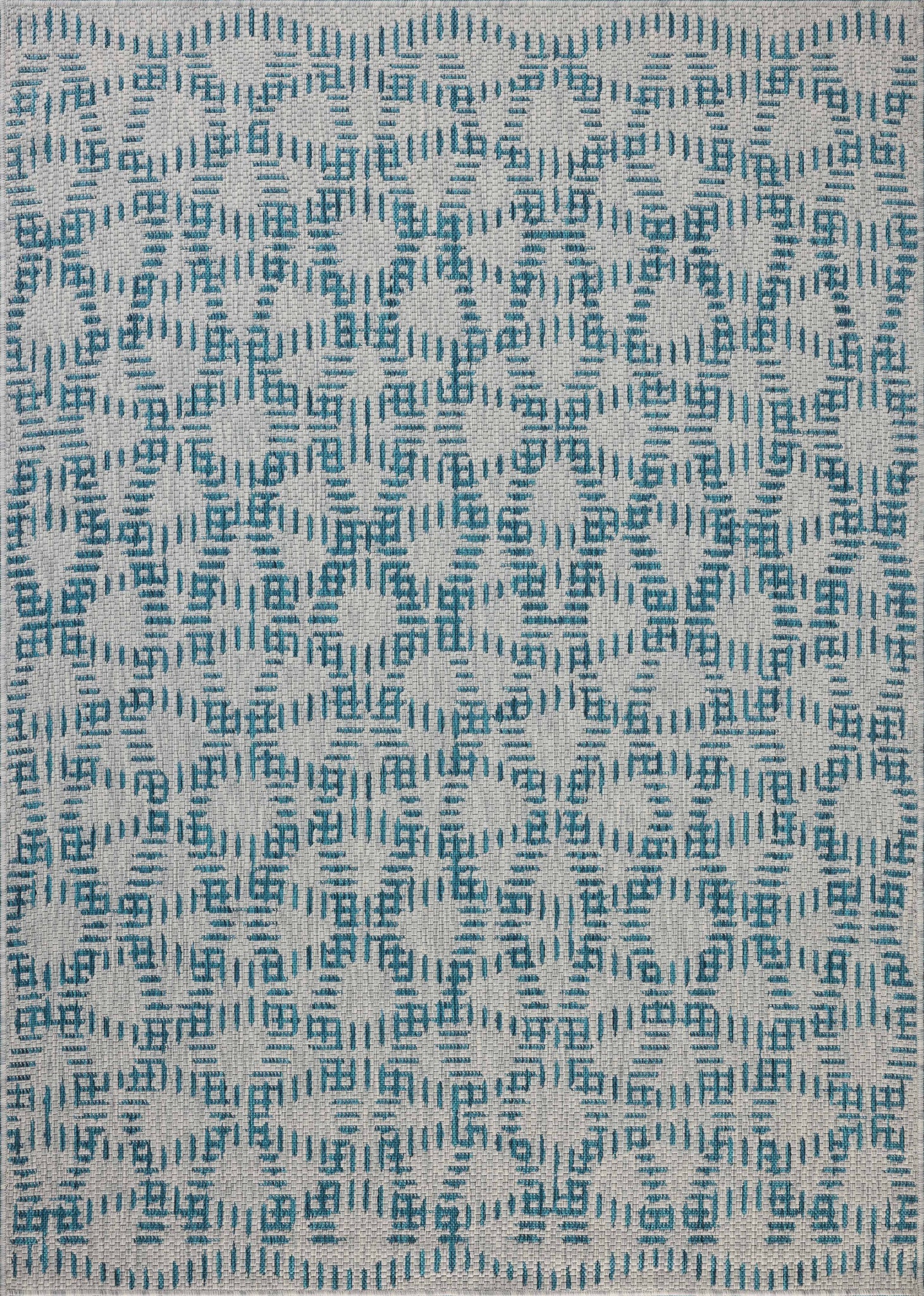 Easton Fog / Teal — a Loloi rug at Laurie Yapp Home.
