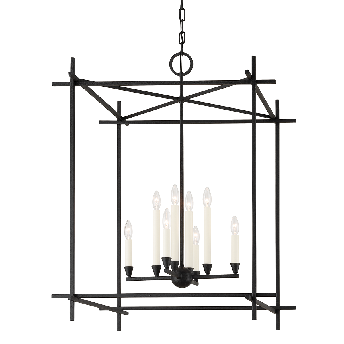 Huck Lantern 29.75" — a Troy lantern for entries, foyers, and covered porches at Laurie Yapp Home.