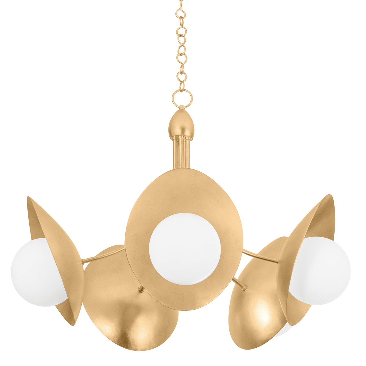 Olson Chandelier 38.25" — a Troy chandelier for dining rooms, entries, and living rooms at Laurie Yapp Home.