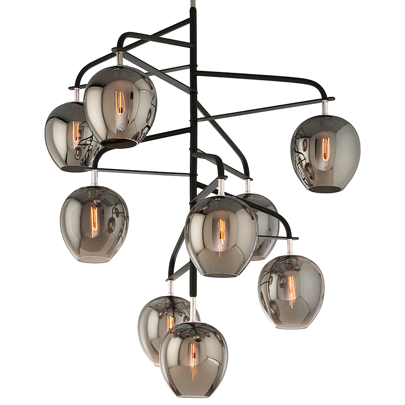 Odyssey Chandelier 47" — a Troy chandelier for dining rooms, entries, and living rooms at Laurie Yapp Home.