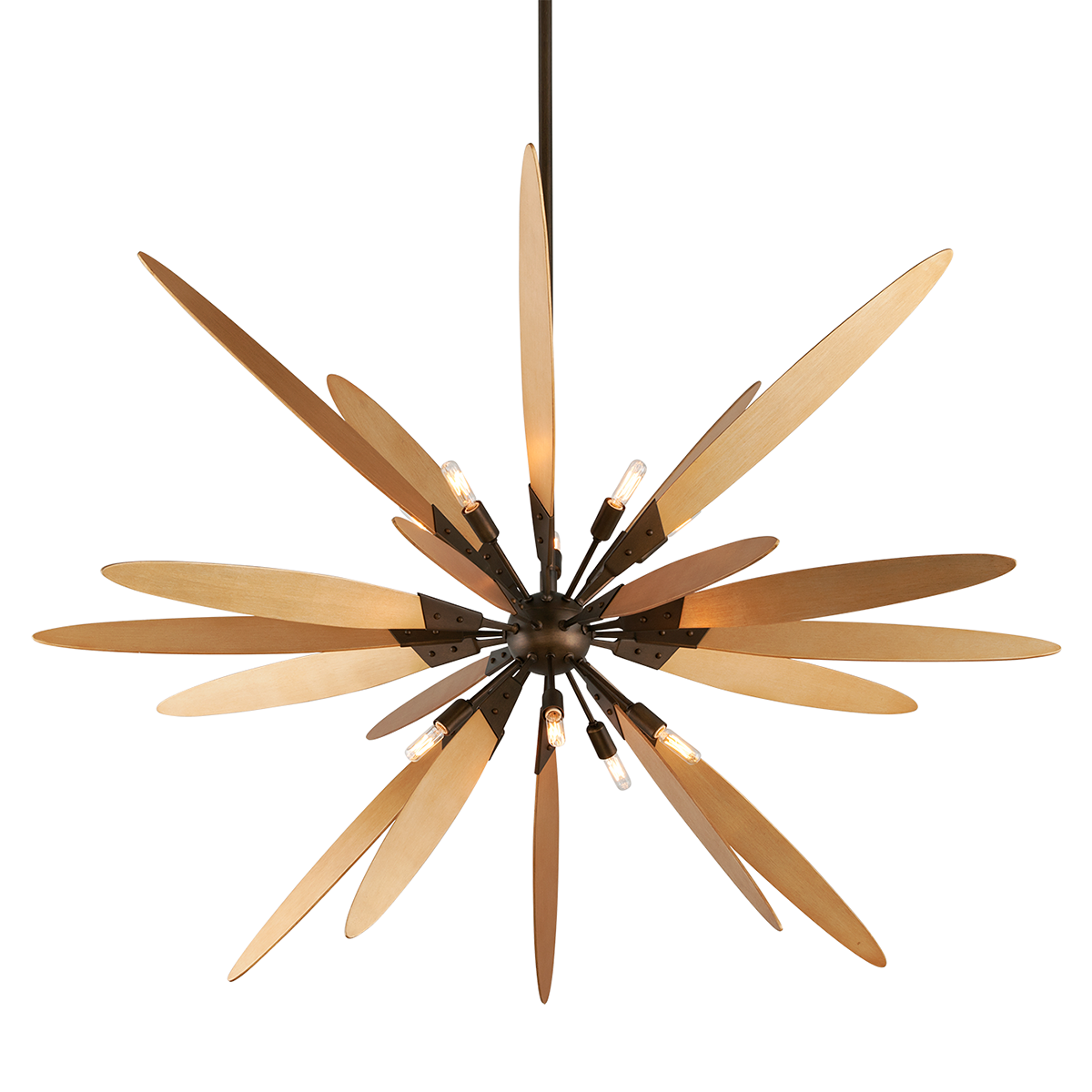 Dragonfly Chandelier 60" — a Troy chandelier for dining rooms, entries, and living rooms at Laurie Yapp Home.