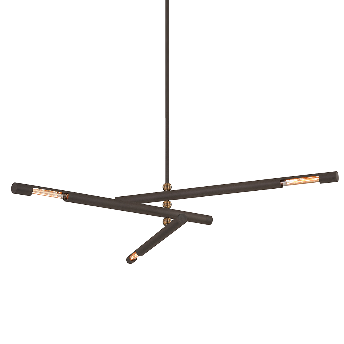 Hendrix Chandelier 62.25" — a Troy chandelier for dining rooms, entries, and living rooms at Laurie Yapp Home.