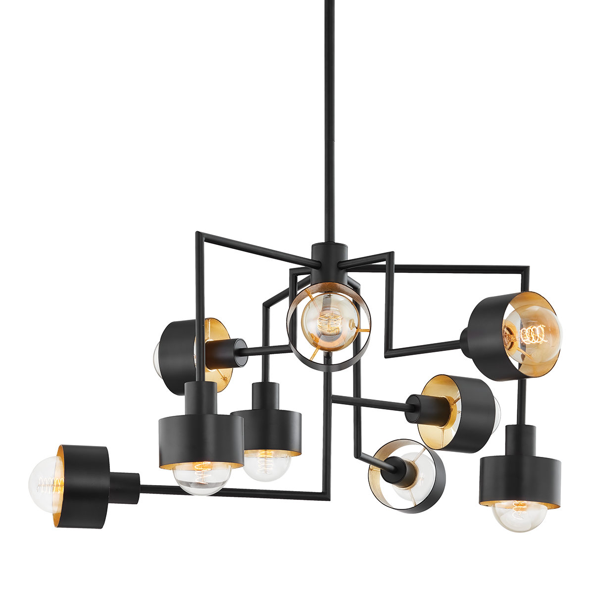 North Chandelier 37" — a Troy chandelier for dining rooms, entries, and living rooms at Laurie Yapp Home.