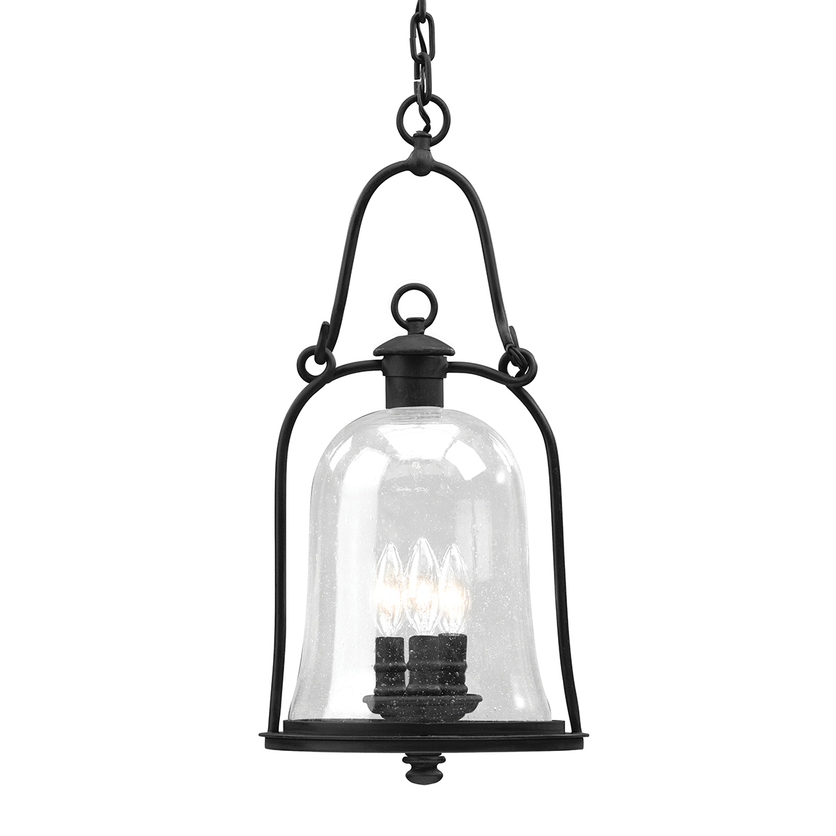 Owings Mill Exterior Lantern — a Troy lantern for entries, foyers, and covered porches at Laurie Yapp Home.