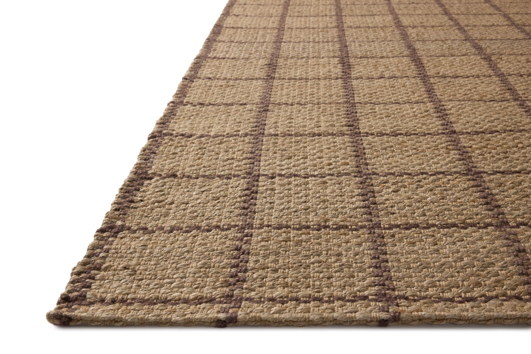 Fletcher Natural / Brown shown from a different angle to reveal its pattern.