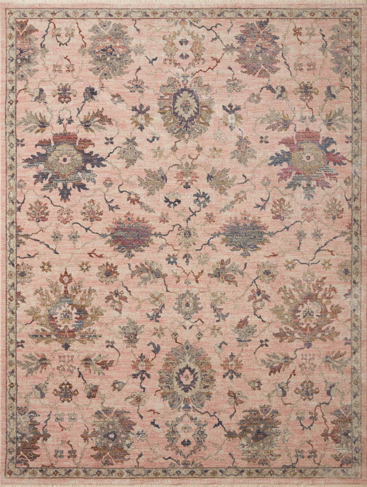 Giada Blush / Multi — a Loloi rug at Laurie Yapp Home.