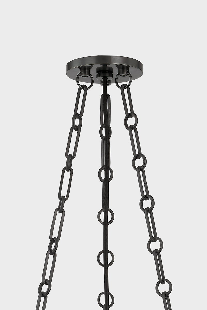 Close-up of the Granby Pendant 13" in bronze showing the shade shape and metal detail.