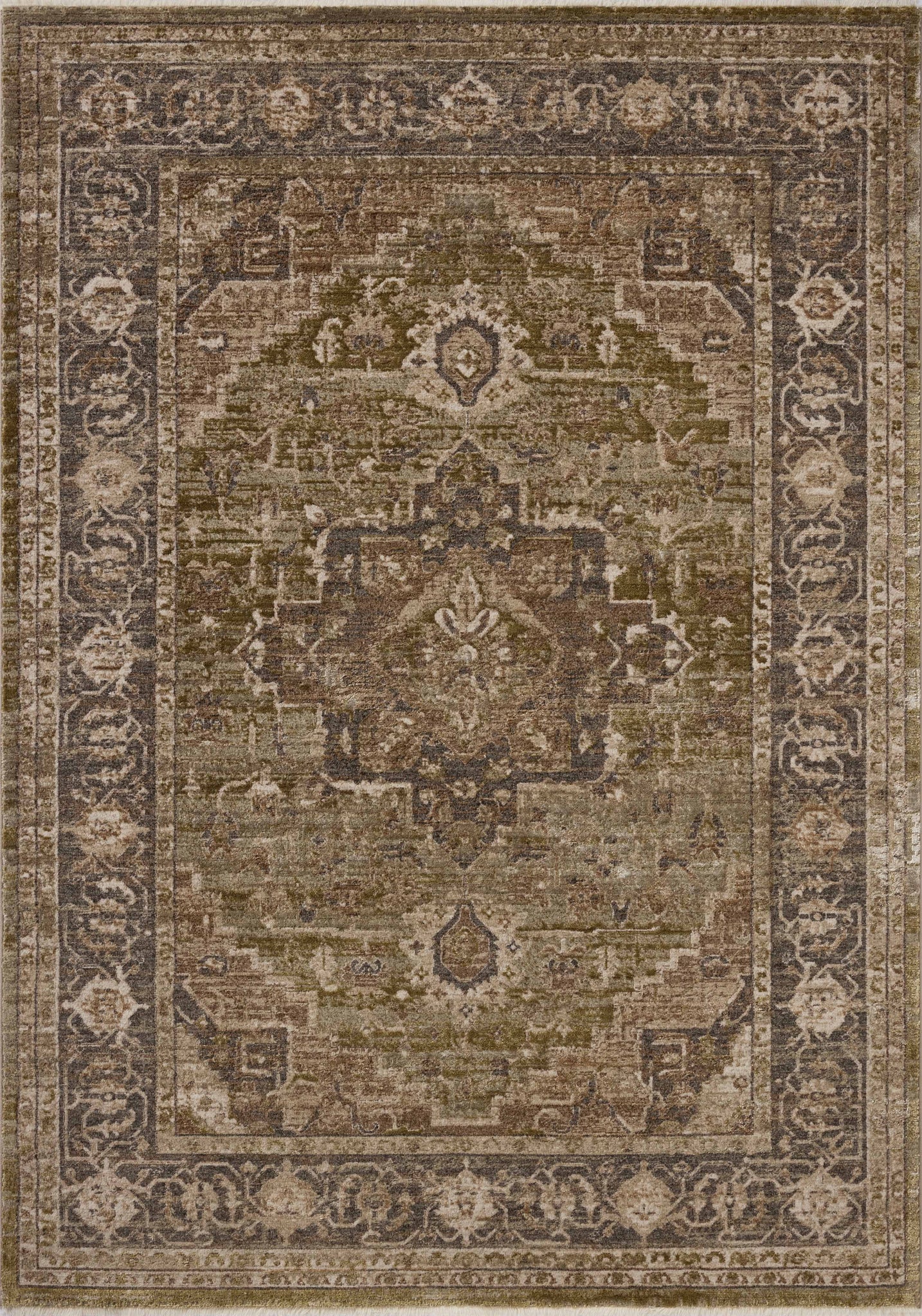 Haywood Moss / Charcoal — a Loloi rug at Laurie Yapp Home.