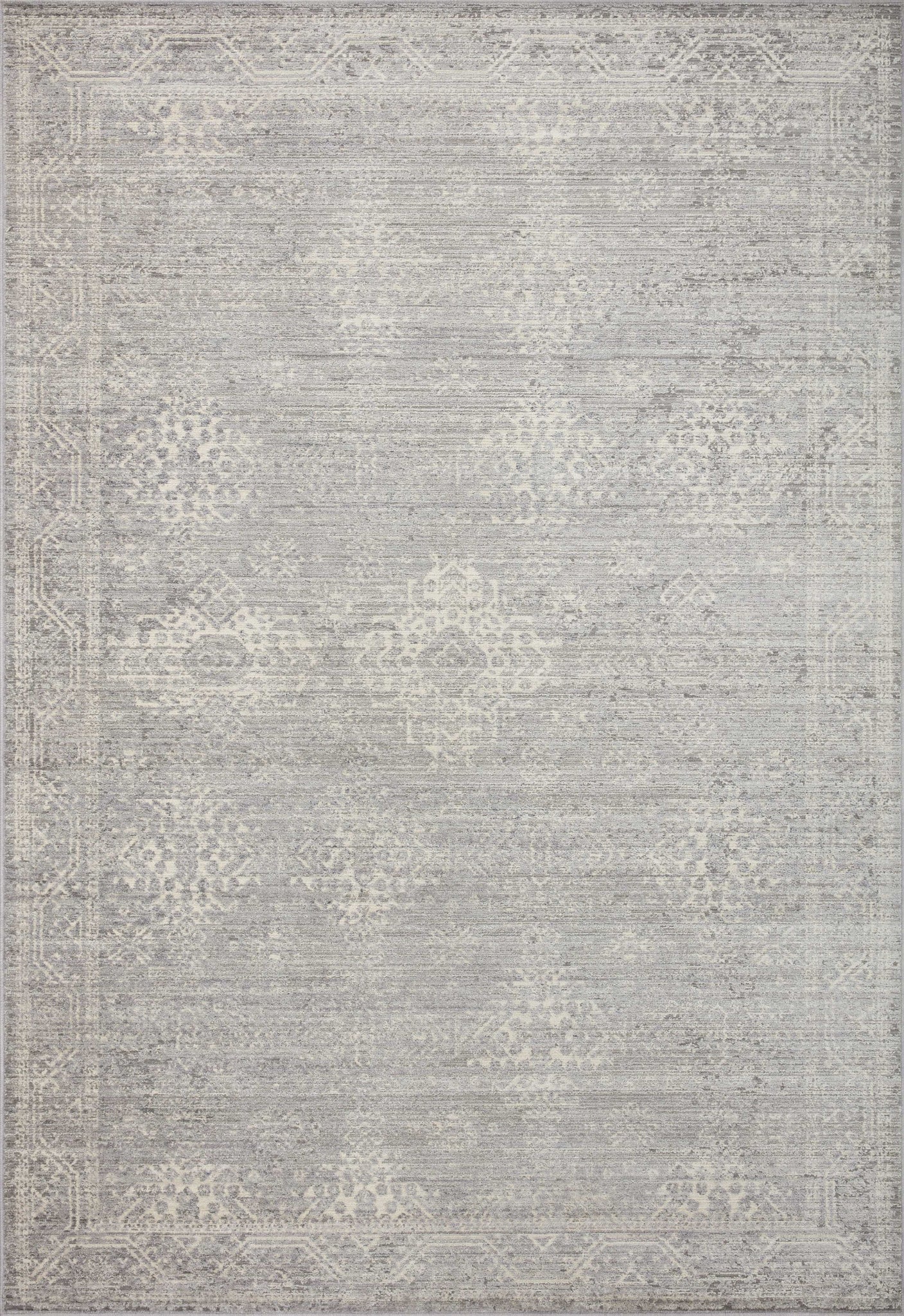 Indra Silver / Ivory — a Loloi rug at Laurie Yapp Home.