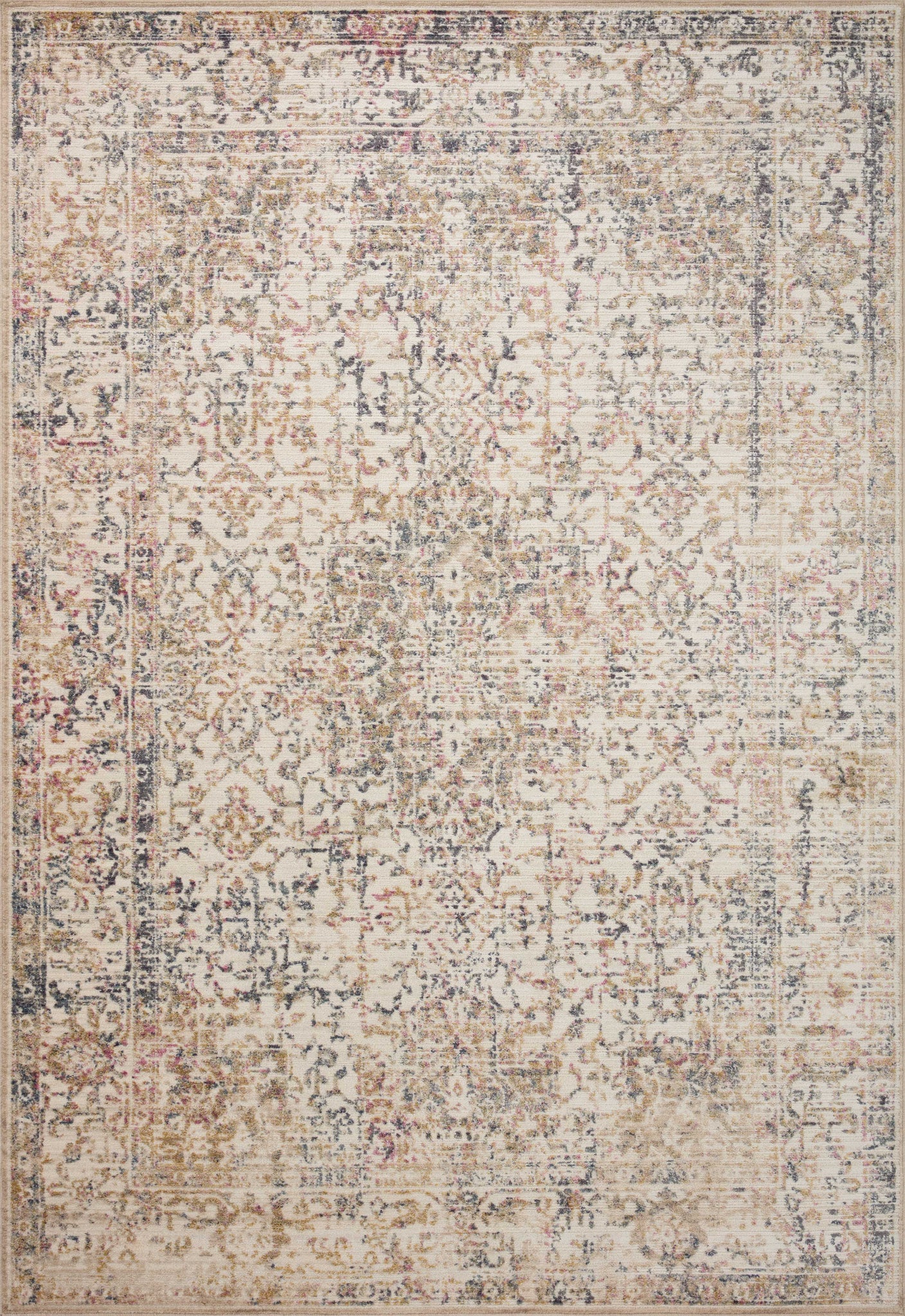 Indra Ivory / Multi — a Loloi rug at Laurie Yapp Home.