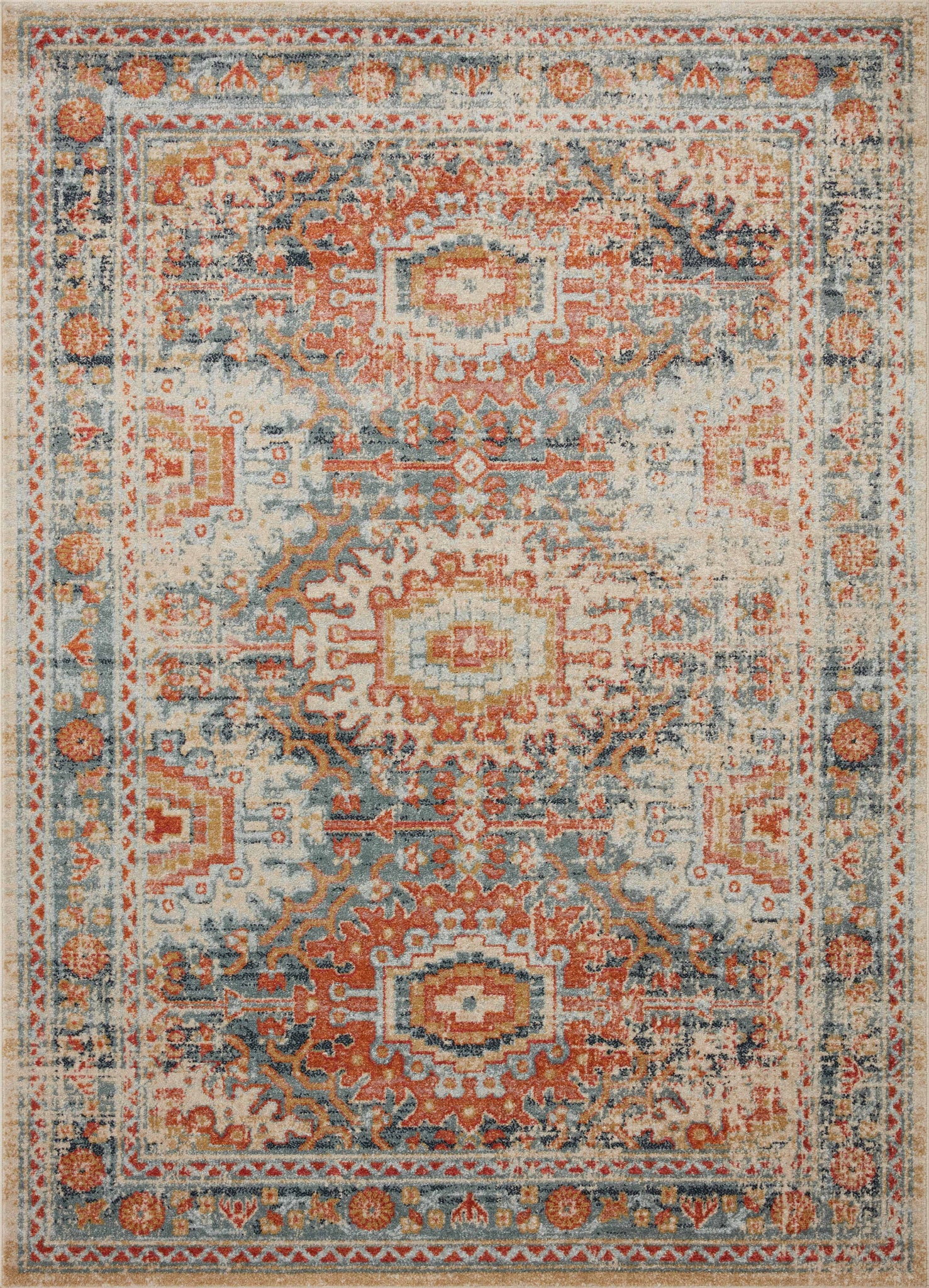 Jocelyn Mist / Multi — a Loloi rug at Laurie Yapp Home.