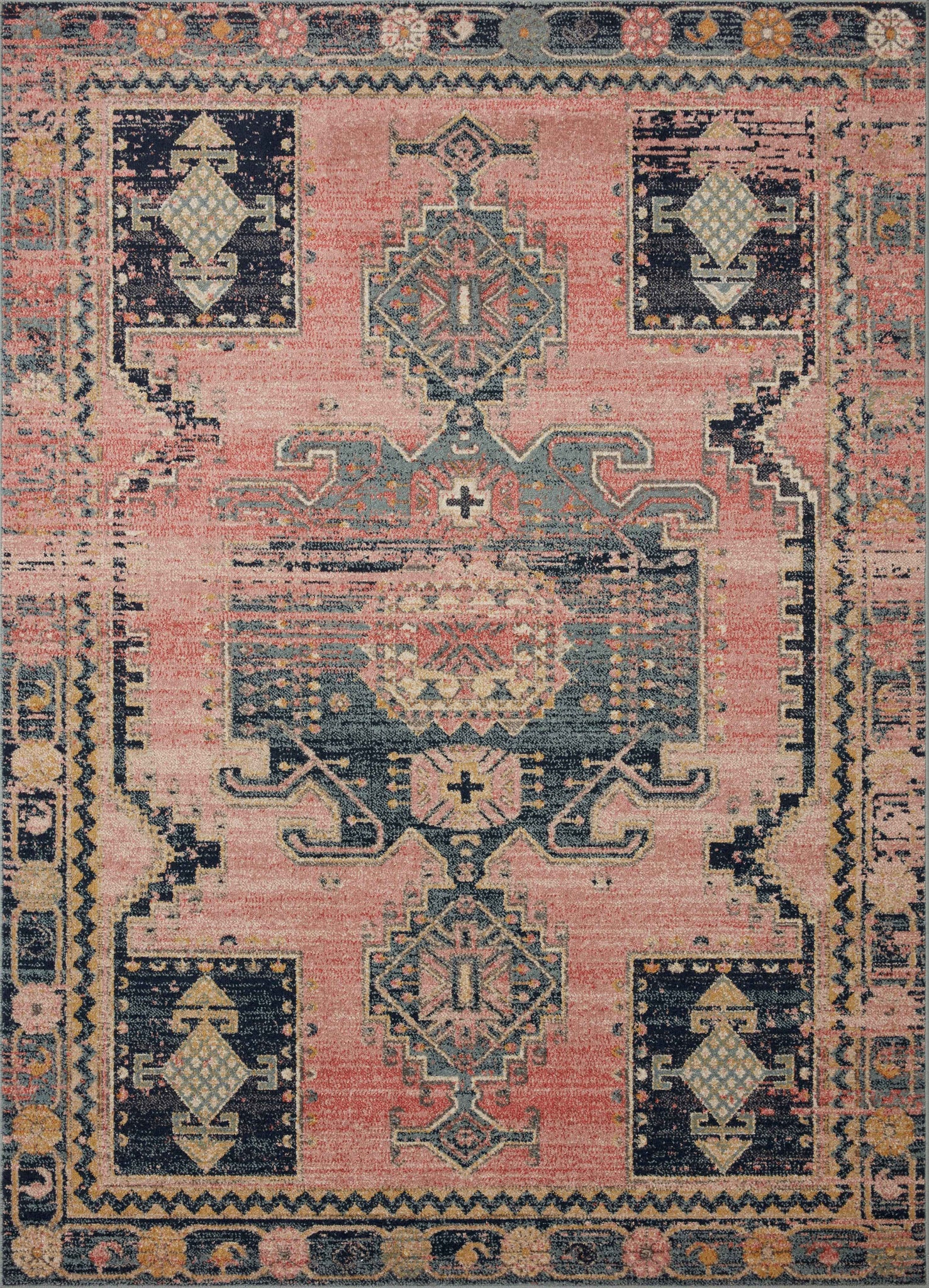Jocelyn Rose / Rose — a Loloi rug at Laurie Yapp Home.