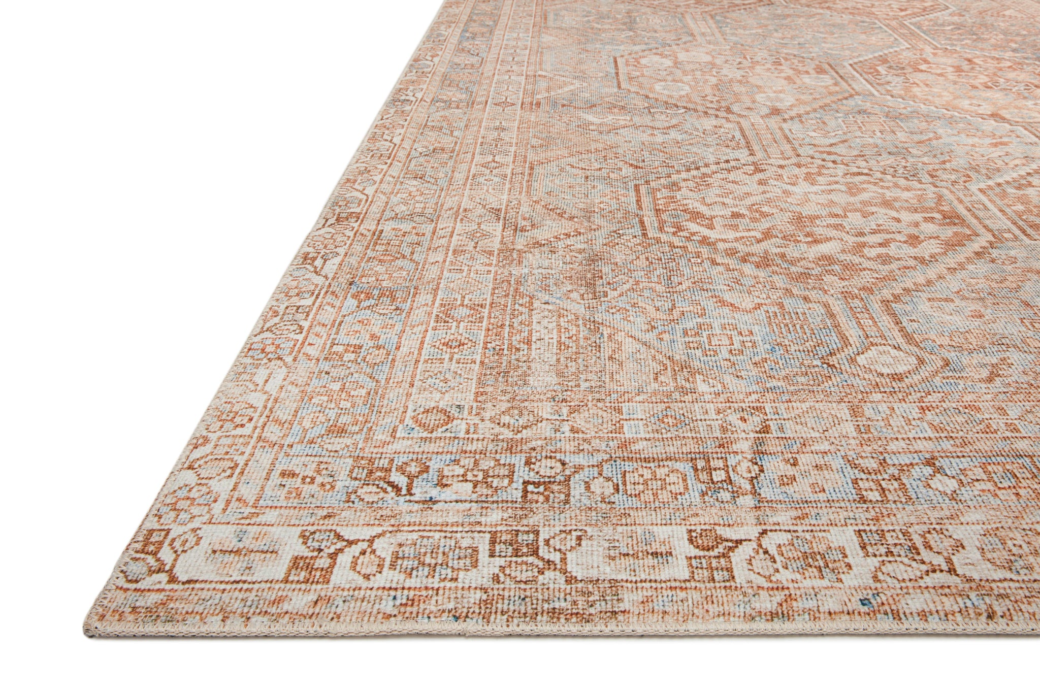 Jules Tangerine / Mist shown from a different angle to reveal its pattern.