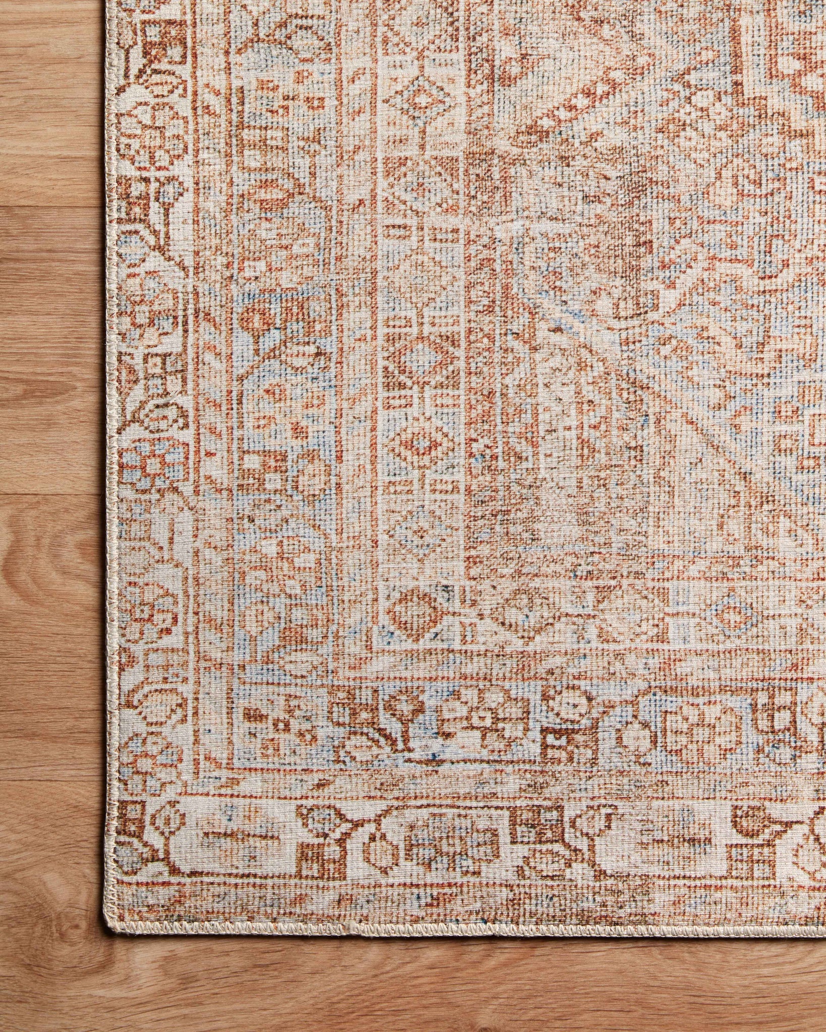 Jules Tangerine / Mist shown from a different angle to reveal its pattern.