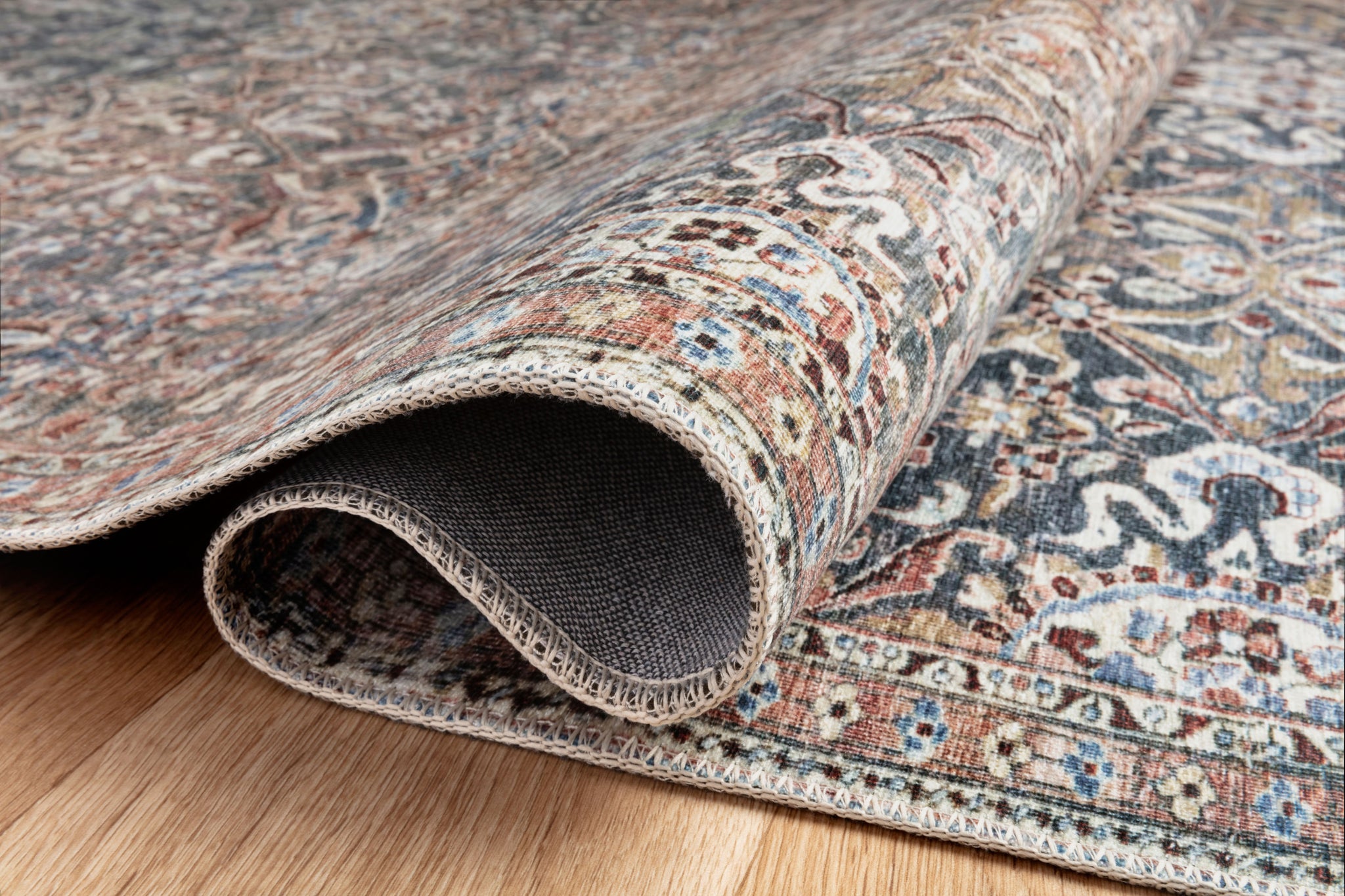 Jules Denim / Spice shown from a different angle to reveal its pattern.