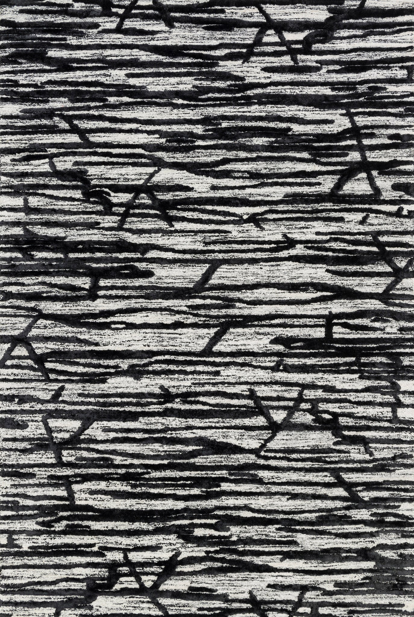 Juneau Ivory / Black — a Loloi rug at Laurie Yapp Home.