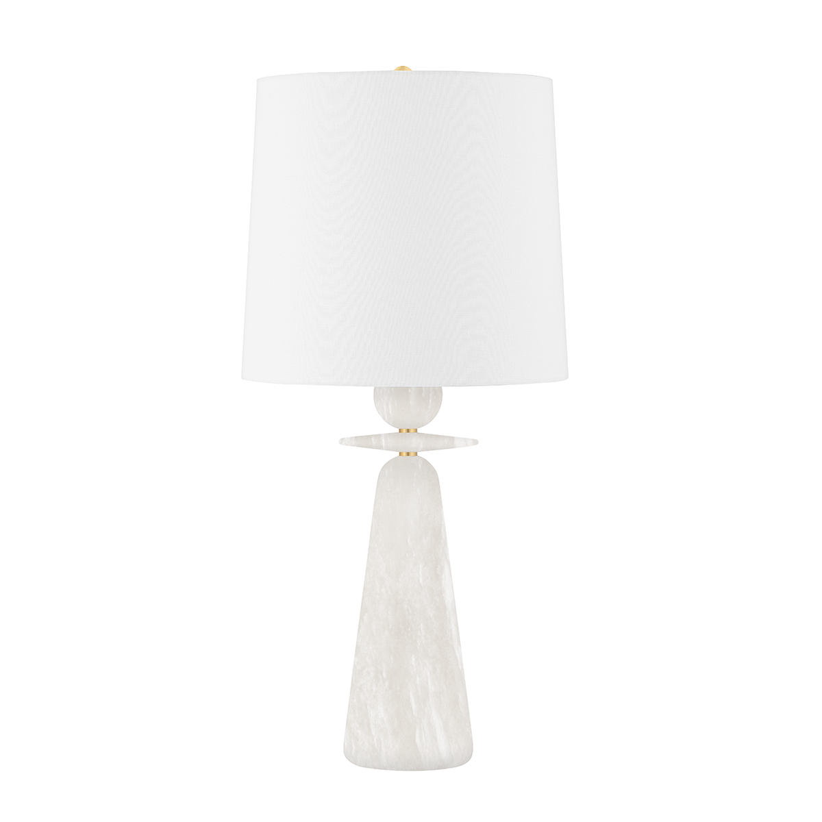 Montgomery Table Lamp in aged brass — a Hudson Valley table lamp for living rooms, entries, and bedrooms at Laurie Yapp Home.