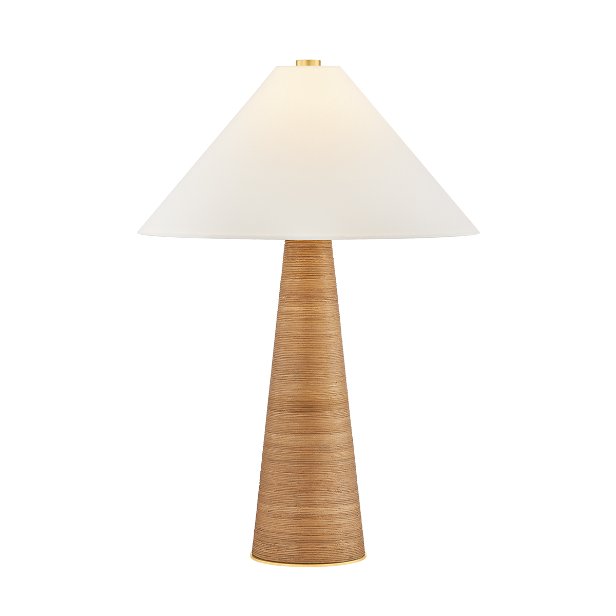 Haviland Table Lamp in aged brass — a Hudson Valley table lamp for living rooms, entries, and bedrooms at Laurie Yapp Home.