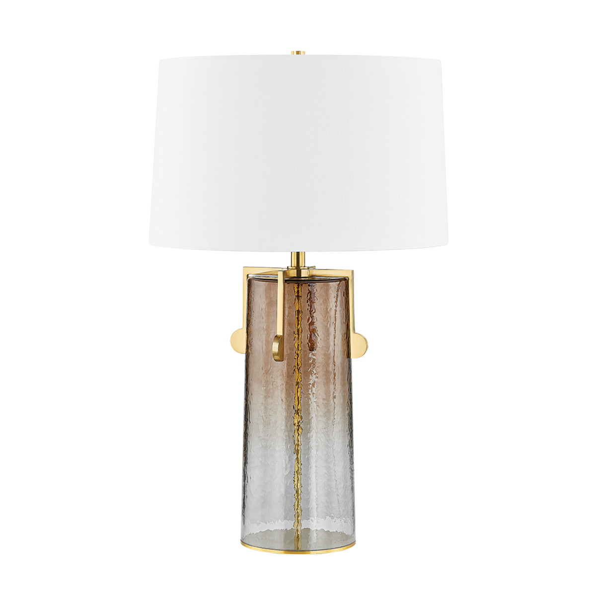 Wildwood Table Lamp in aged brass — a Hudson Valley table lamp for living rooms, entries, and bedrooms at Laurie Yapp Home.
