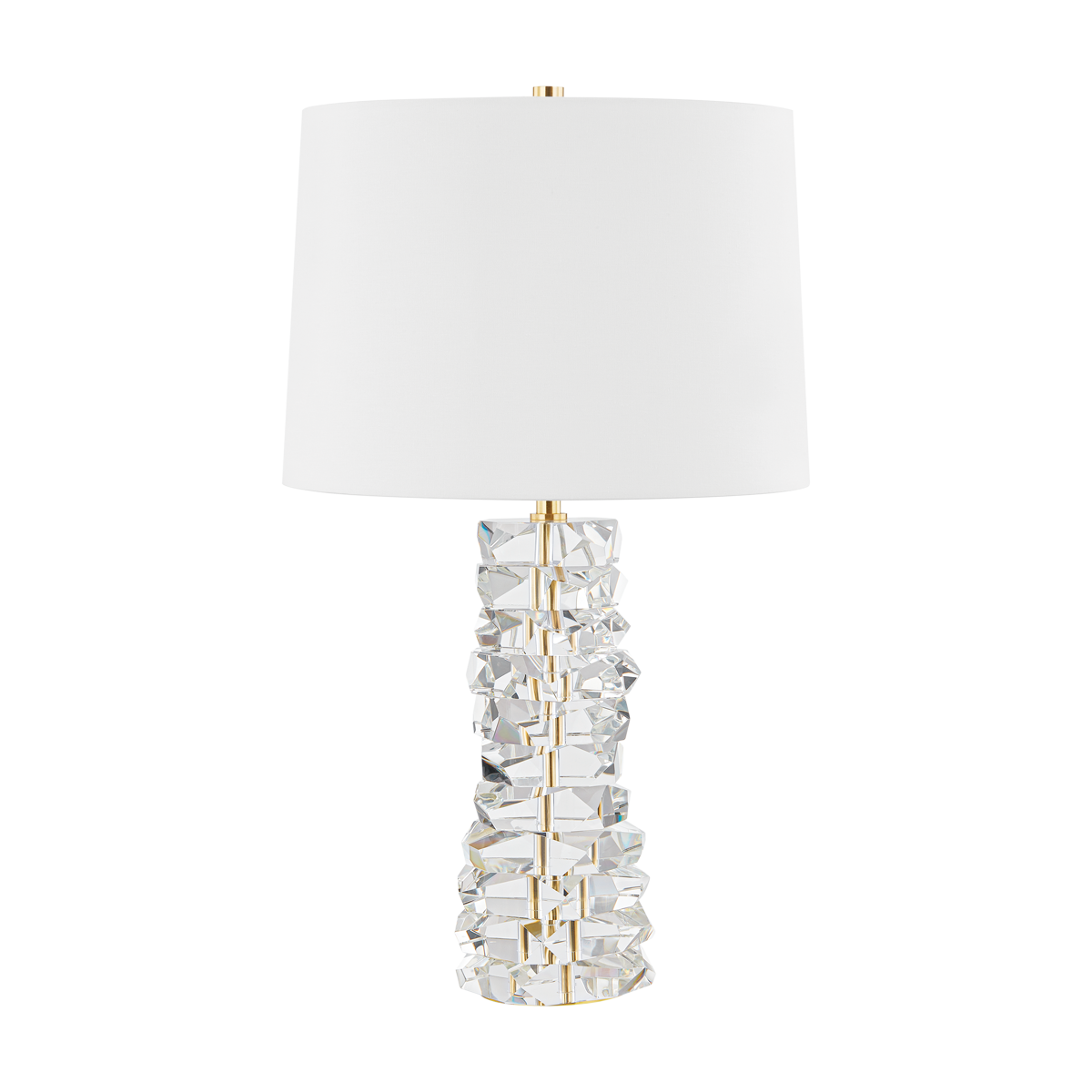 Bellarie Table Lamp in aged brass — a Hudson Valley table lamp for living rooms, entries, and bedrooms at Laurie Yapp Home.