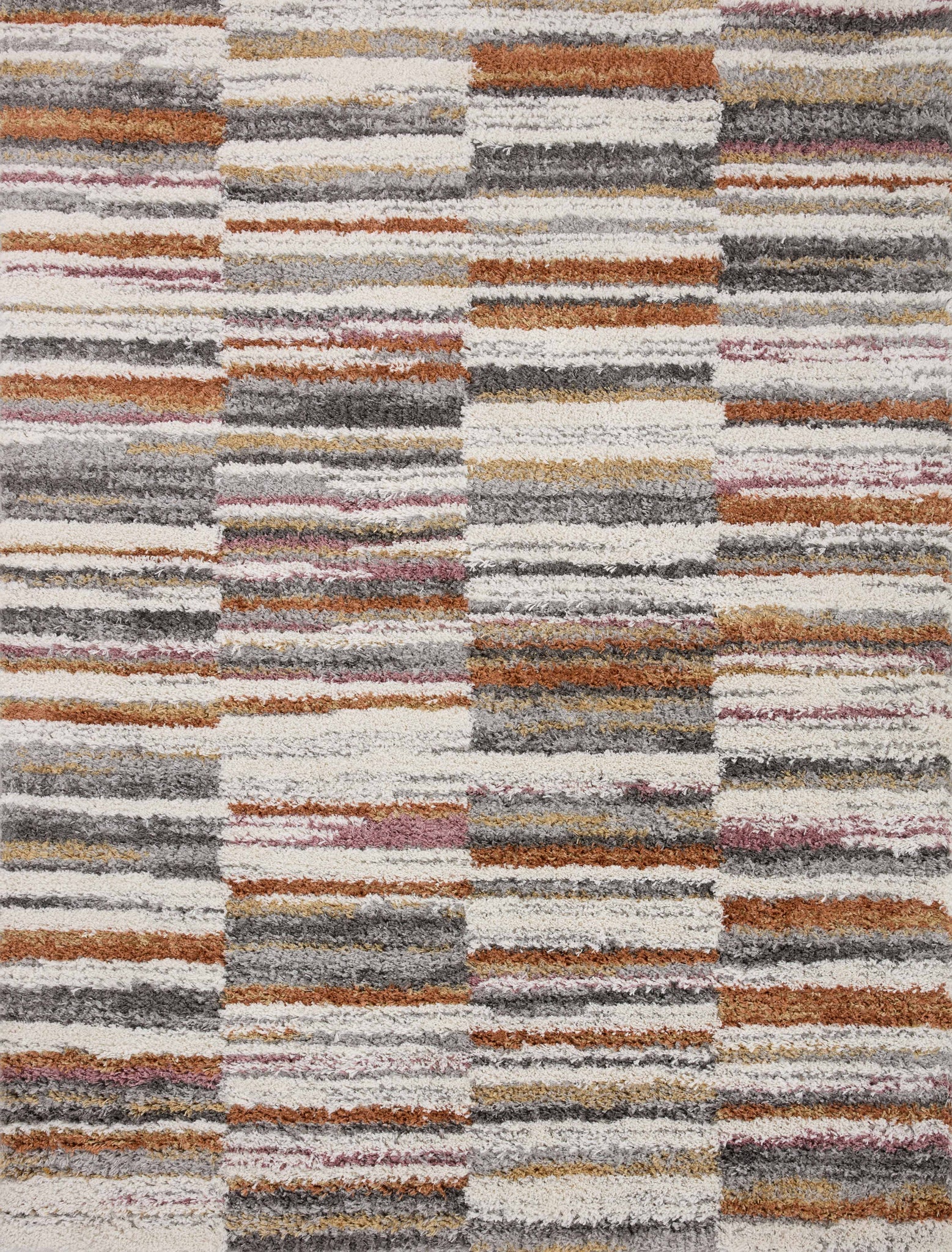 Levitt Shag Ivory / Sunset — a Loloi rug at Laurie Yapp Home.