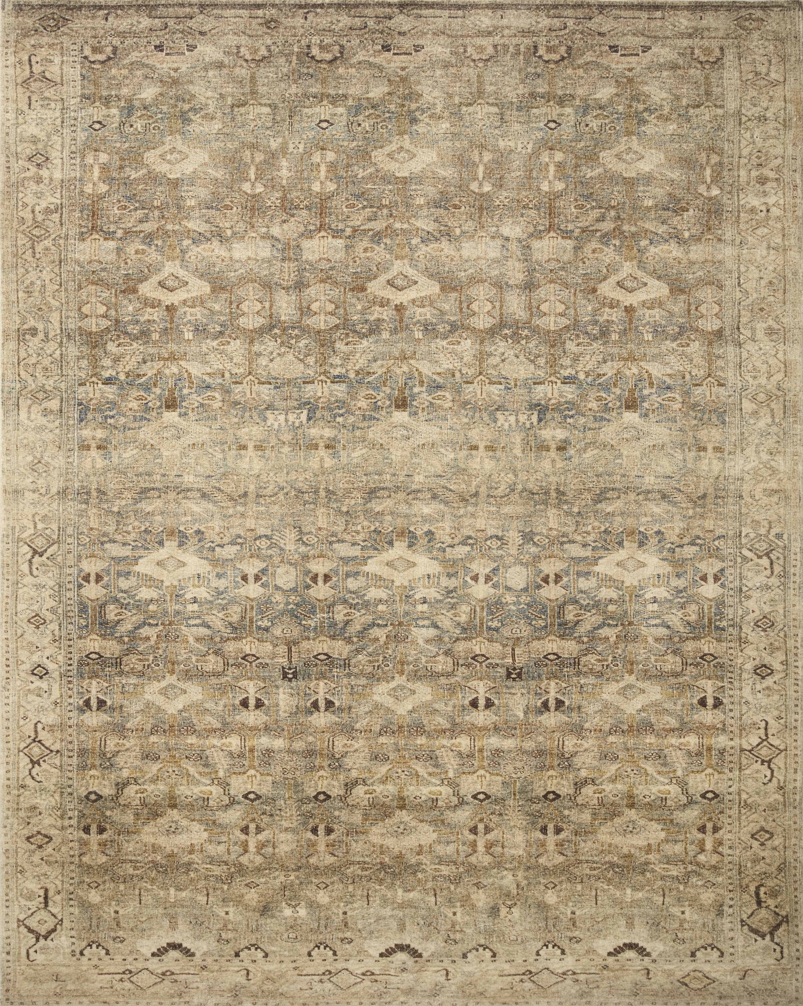 Margot Antique / Sage (Pattern 4) — a Loloi rug at Laurie Yapp Home.