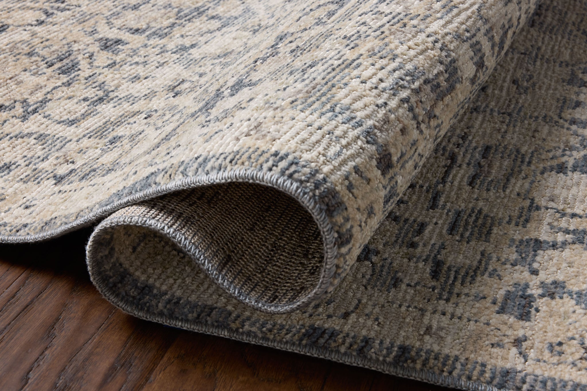 Milena Denim / Natural shown from another angle.