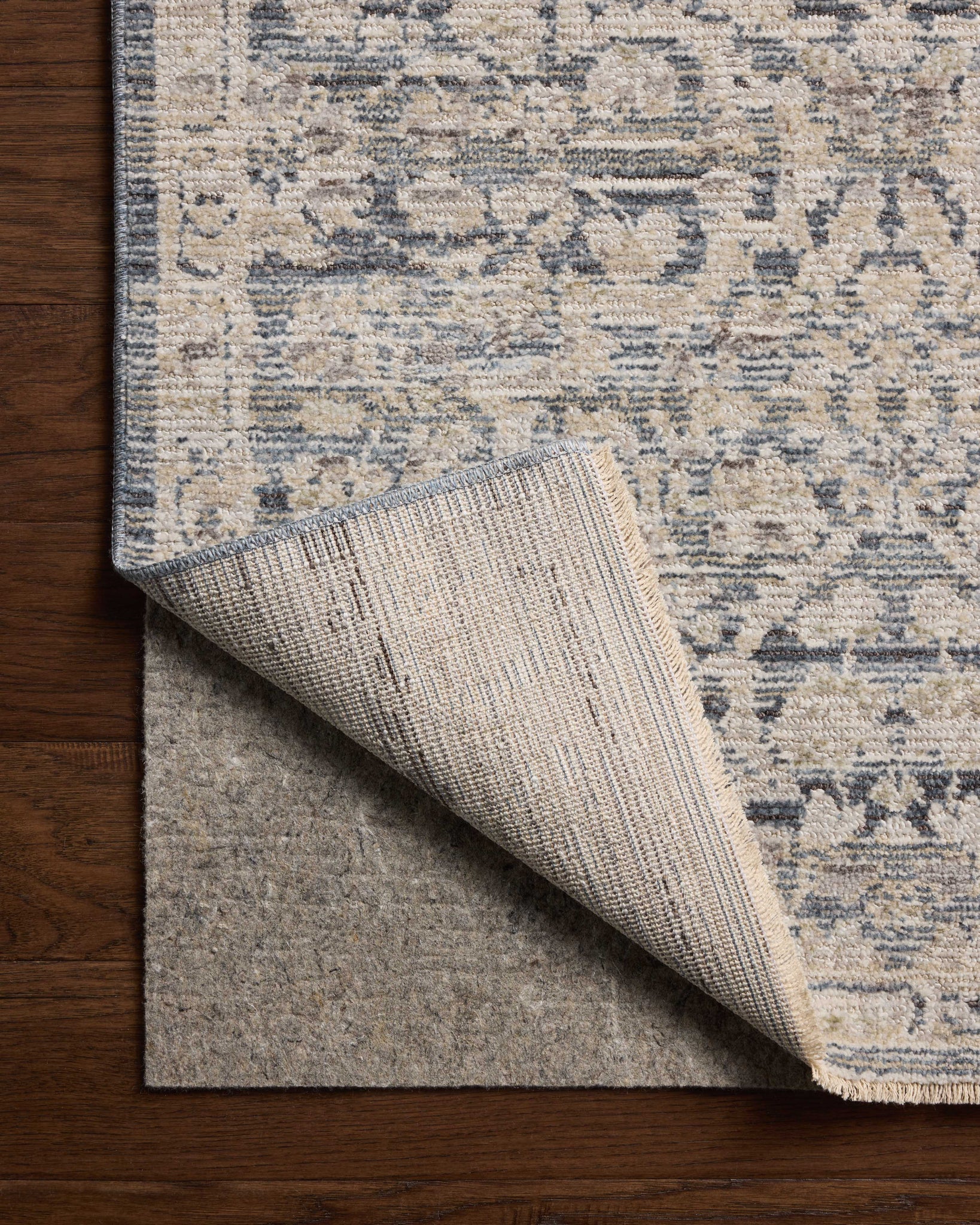 Milena Denim / Natural shown from another angle.
